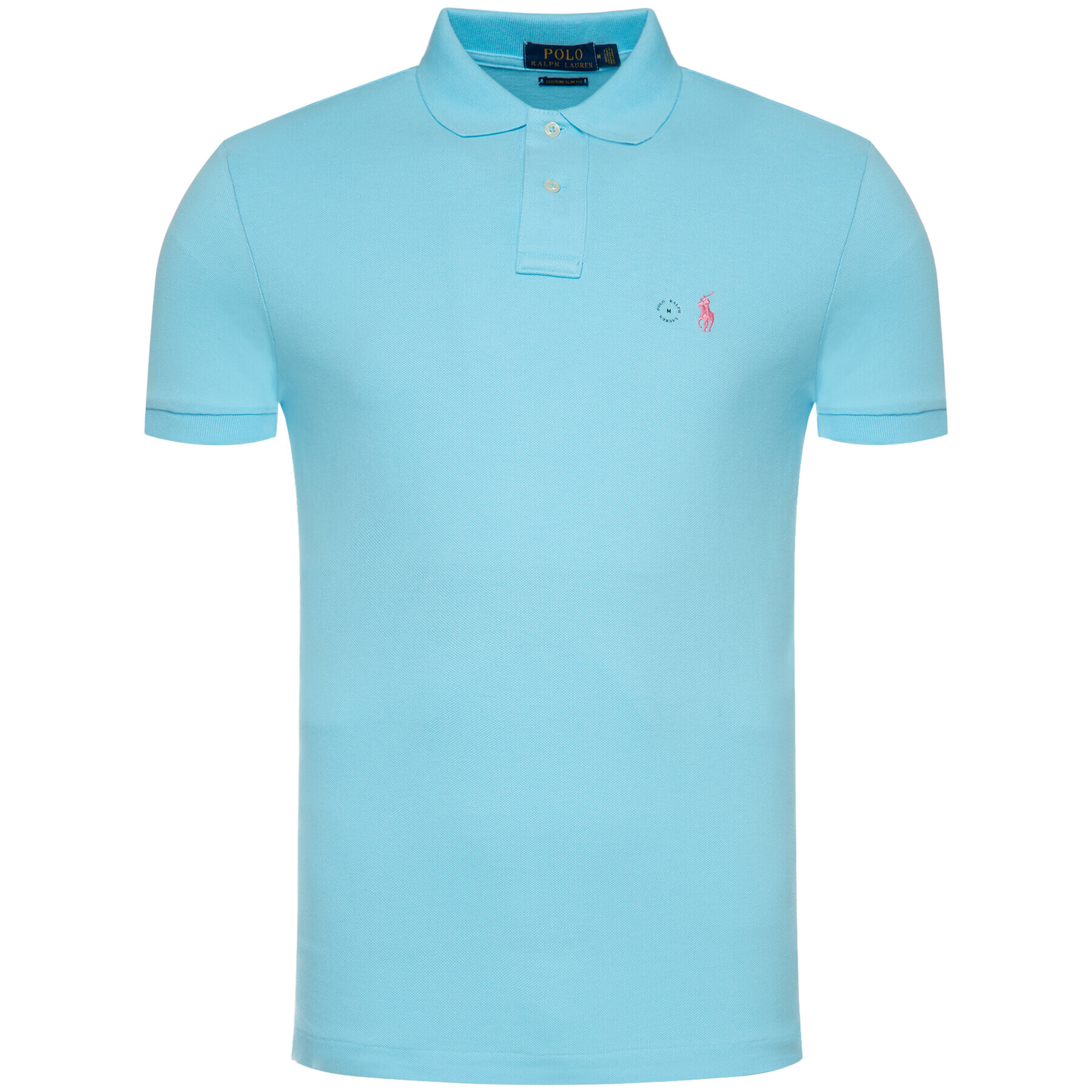 Polo Ralph Lauren Polokošile Core Replen 710782592 Modrá Custom Slim Fit - Pepit.cz