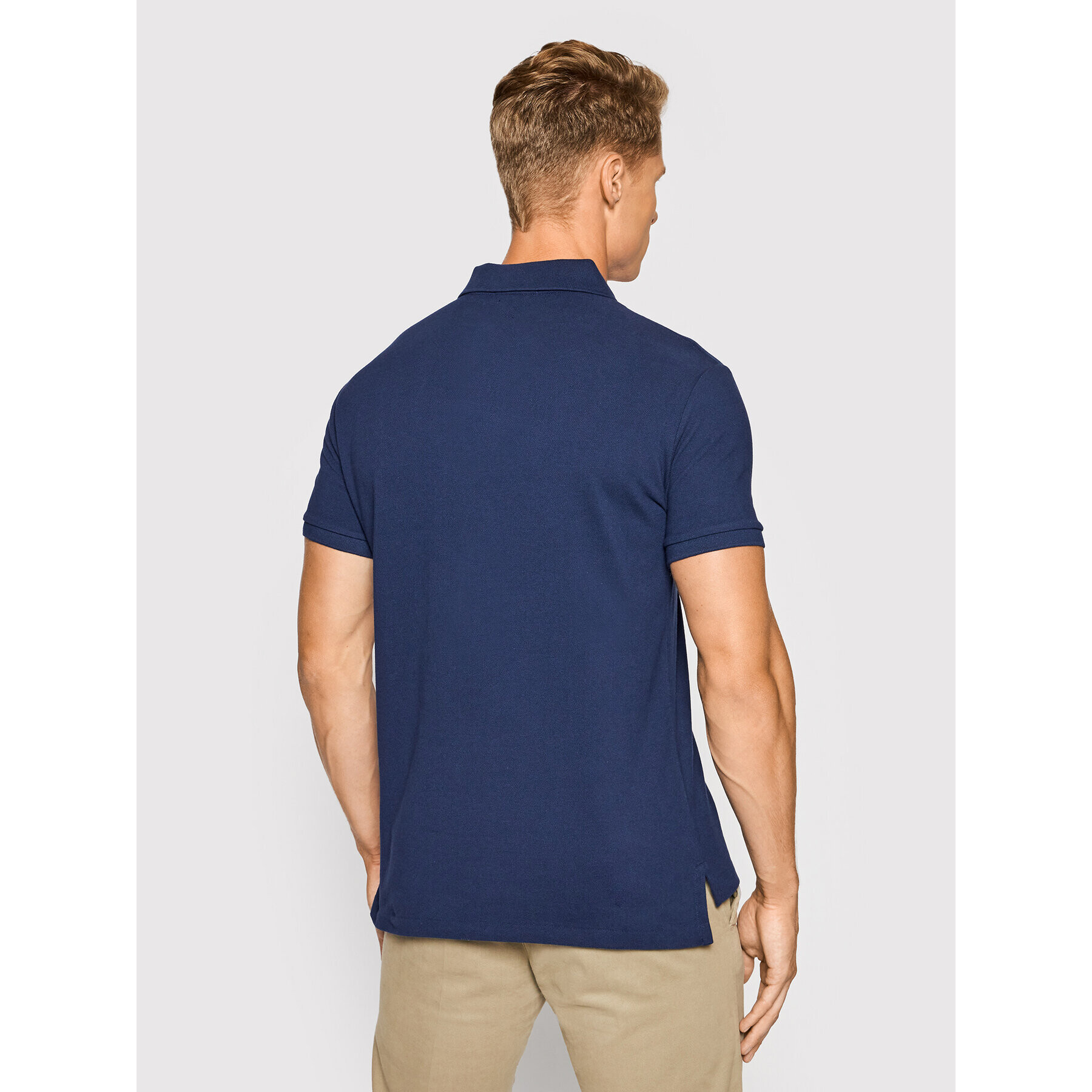 Polo Ralph Lauren Polokošile Core Replen 710782592 Tmavomodrá Custom Slim Fit - Pepit.cz