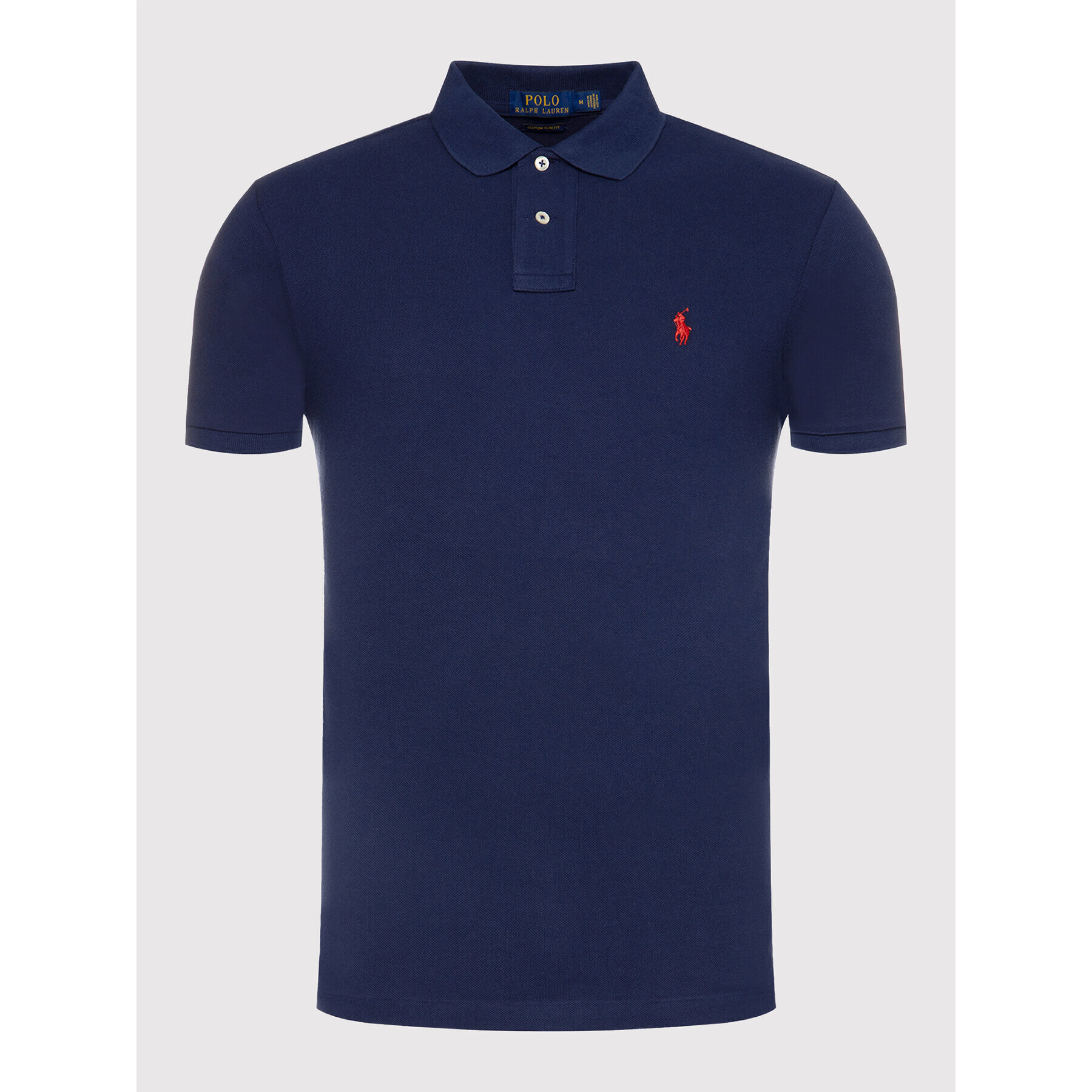 Polo Ralph Lauren Polokošile Core Replen 710782592 Tmavomodrá Custom Slim Fit - Pepit.cz