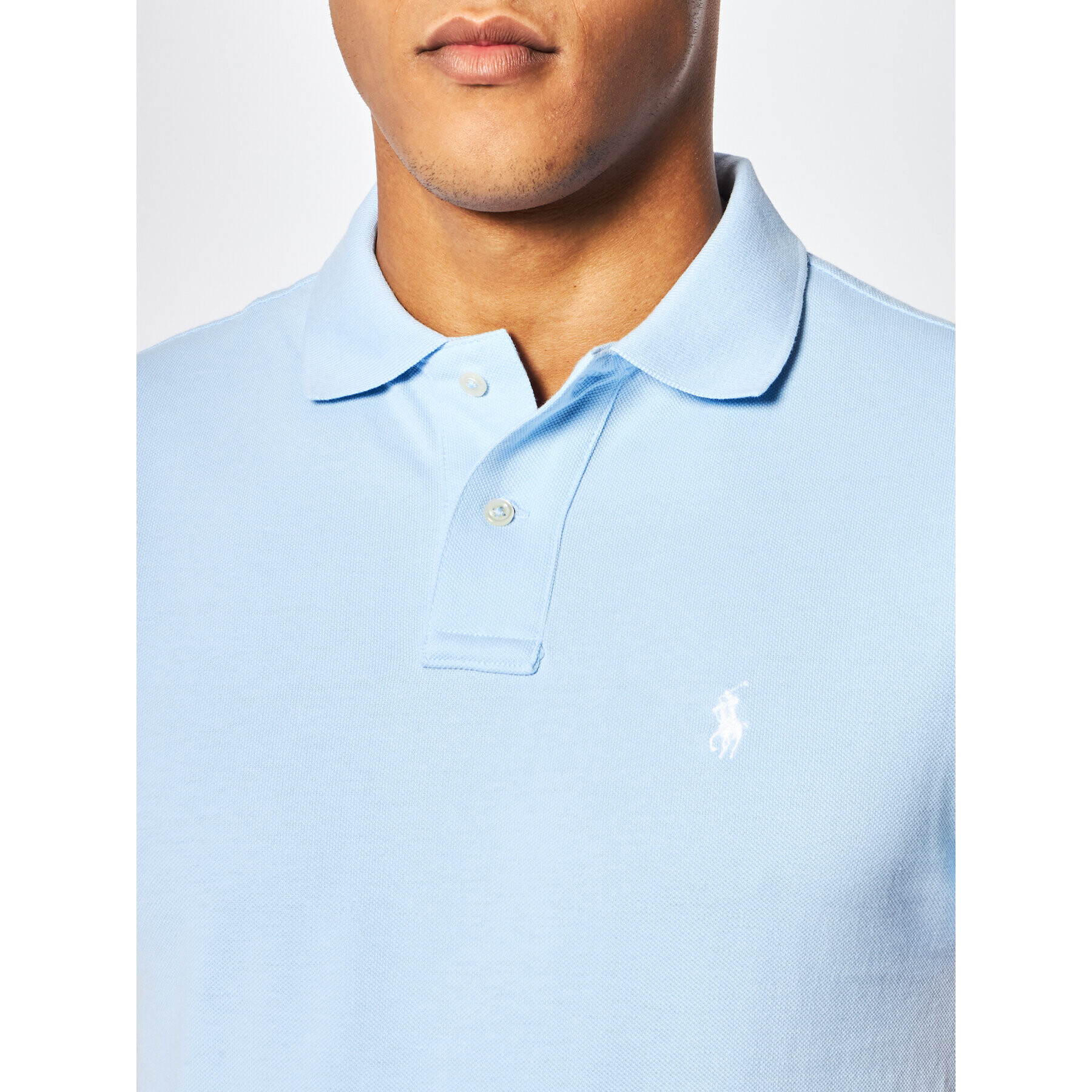 Polo Ralph Lauren Polokošile Core Replen 710795080 Modrá Slim Fit - Pepit.cz