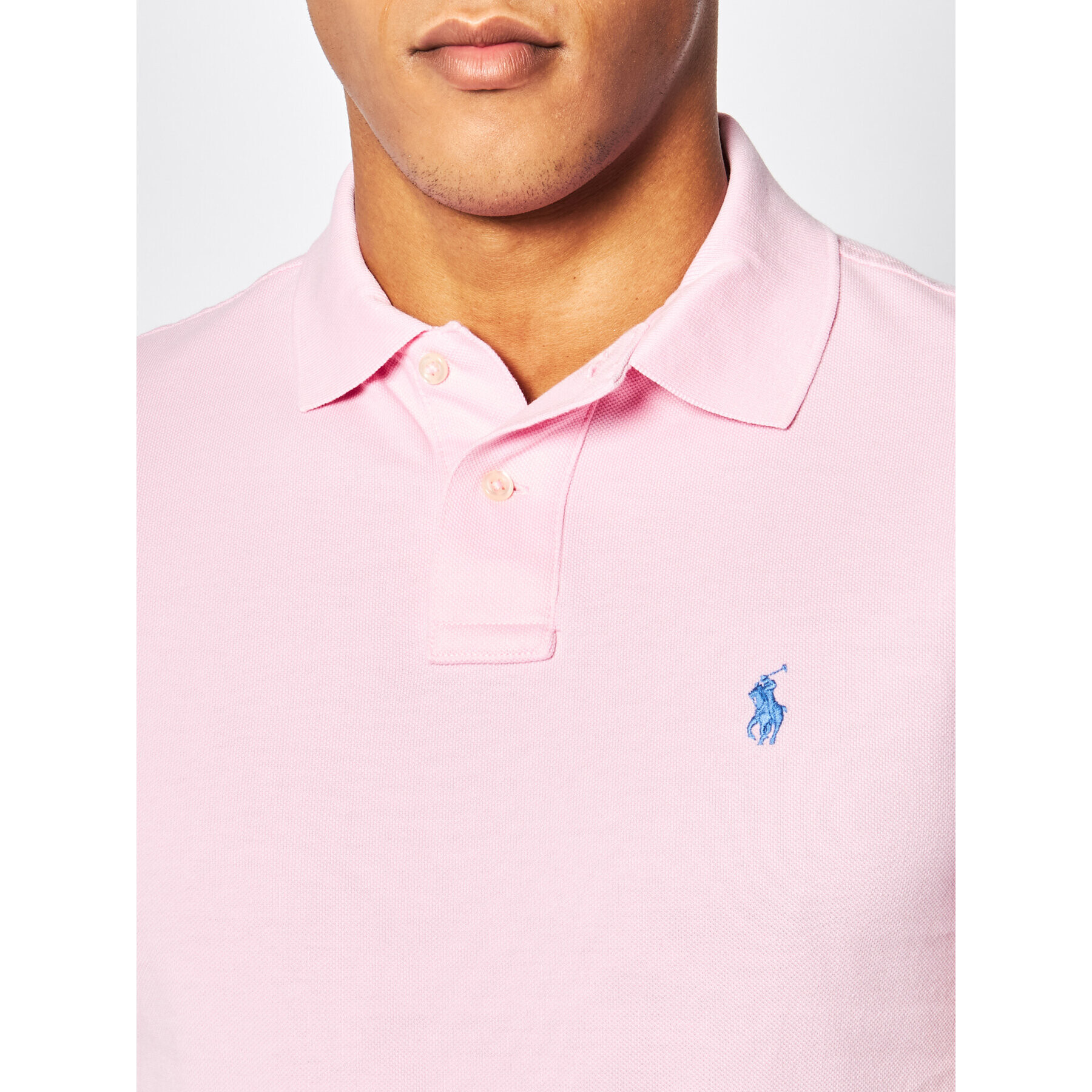 Polo Ralph Lauren Polokošile Core Replen 710795080 Růžová Slim Fit - Pepit.cz