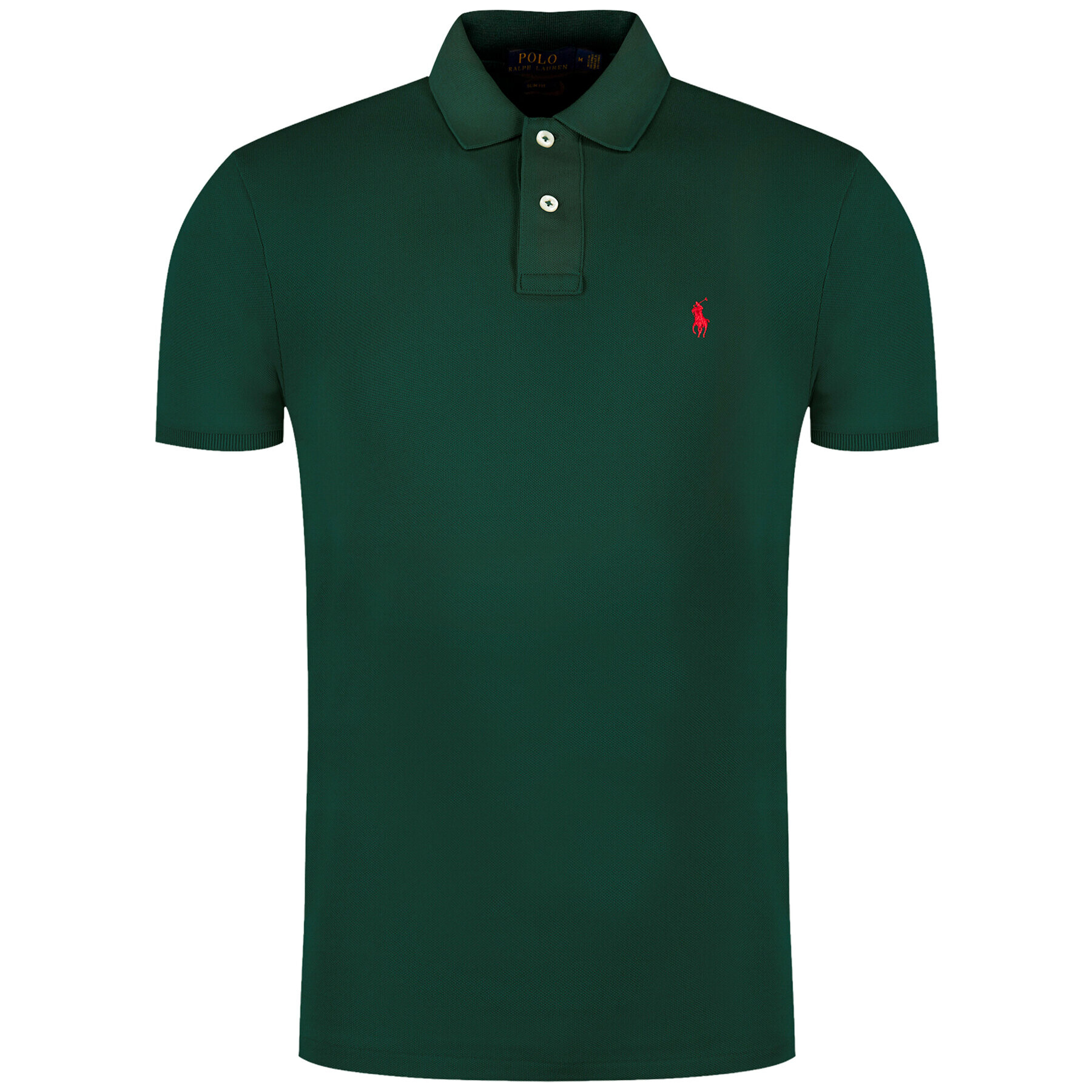 Polo Ralph Lauren Polokošile Core Replen 710795080 Zelená Slim Fit - Pepit.cz