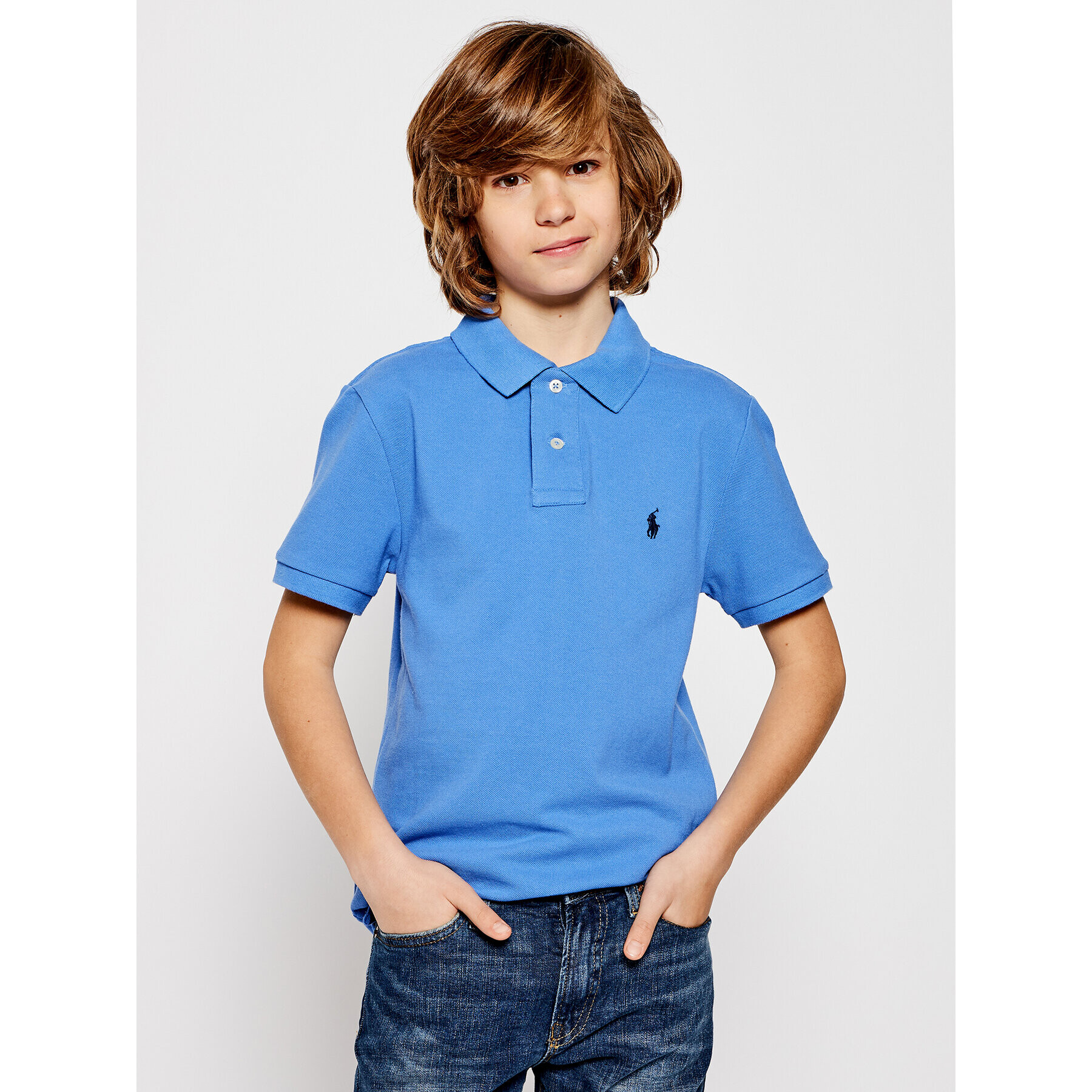 Polo Ralph Lauren Polokošile Fsr 323547926006 Modrá Slim Fit - Pepit.cz