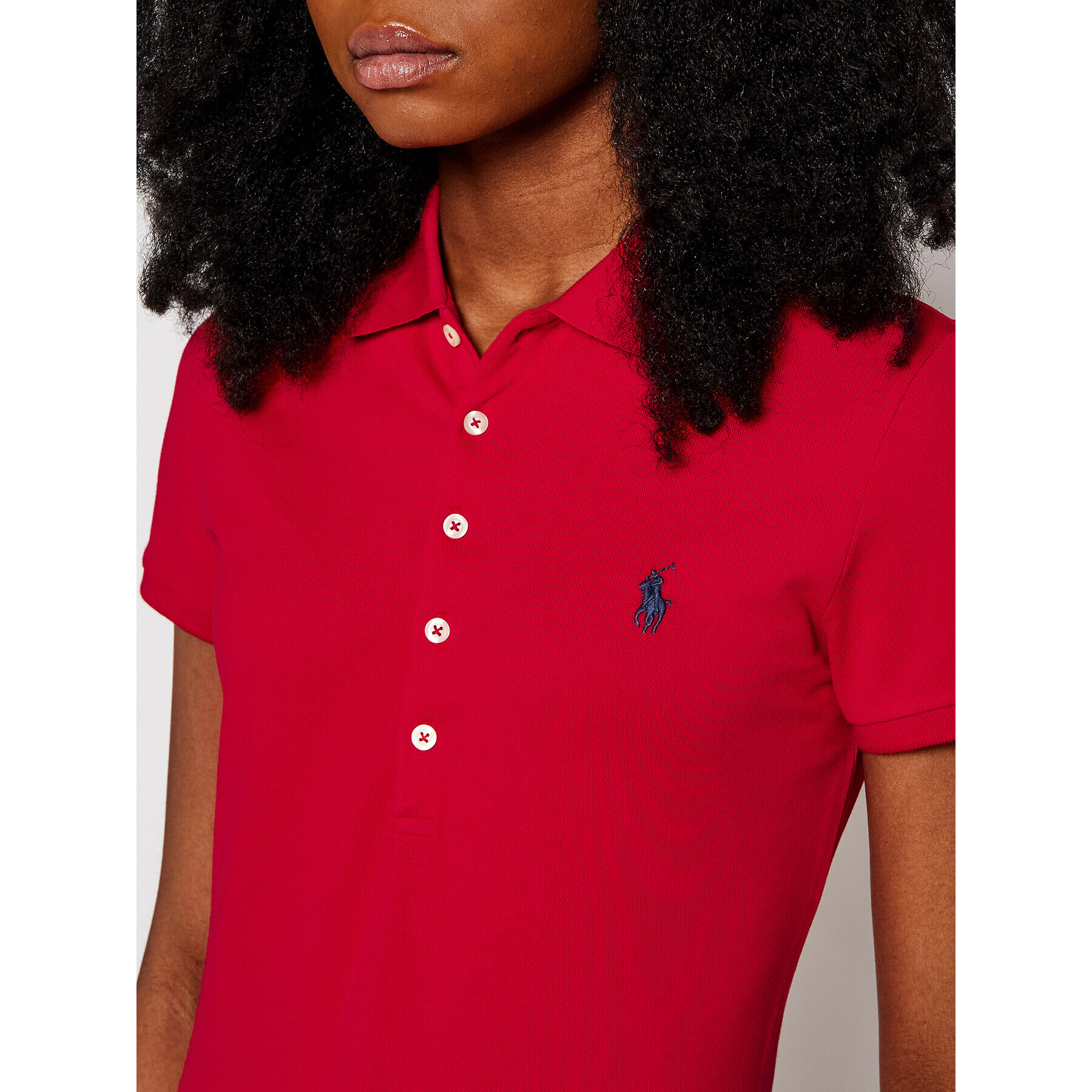 Polo Ralph Lauren Polokošile Julie 211505654113 Červená Slim Fit - Pepit.cz