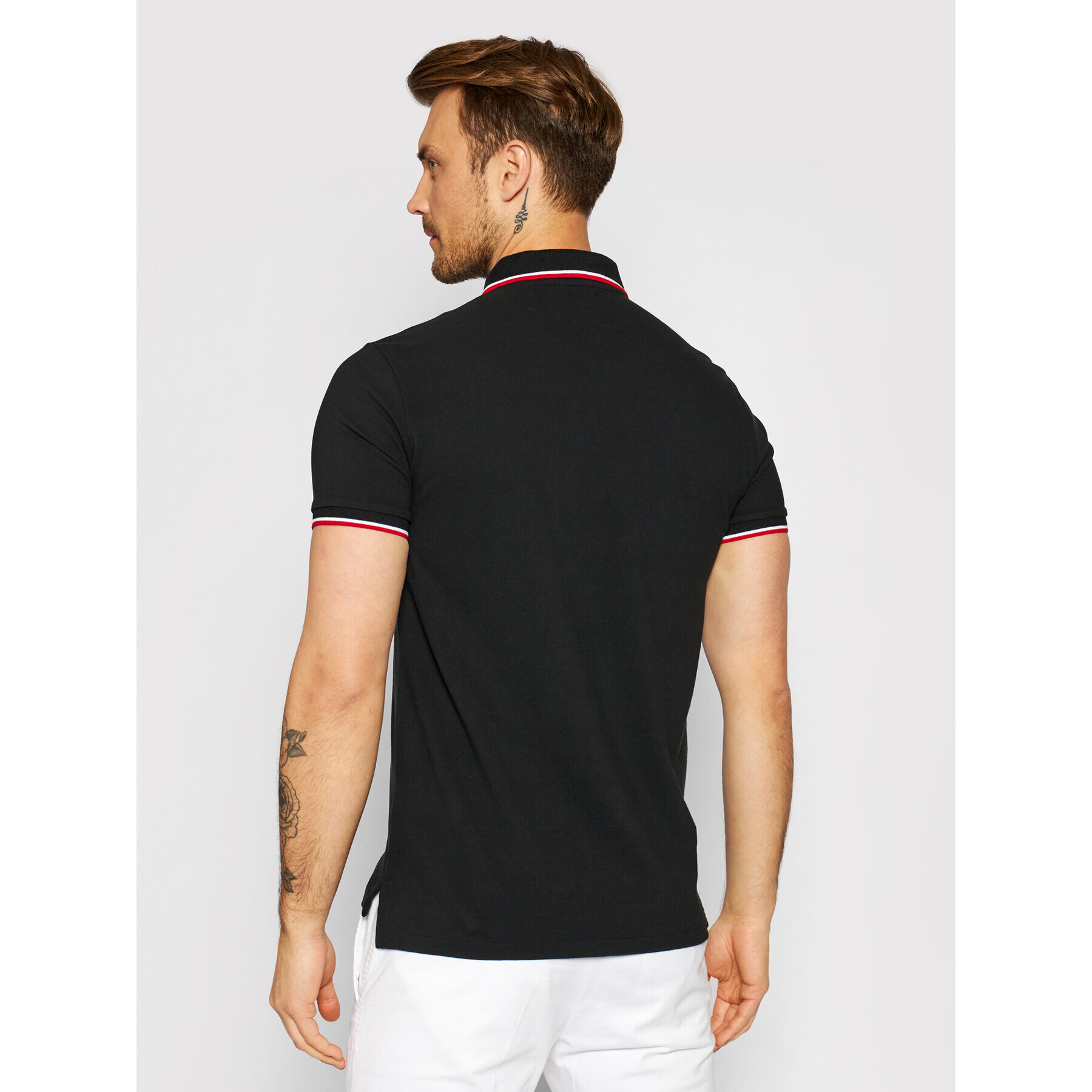 Polo Ralph Lauren Polokošile Ssl 710842621001 Černá Custom Slim Fit - Pepit.cz