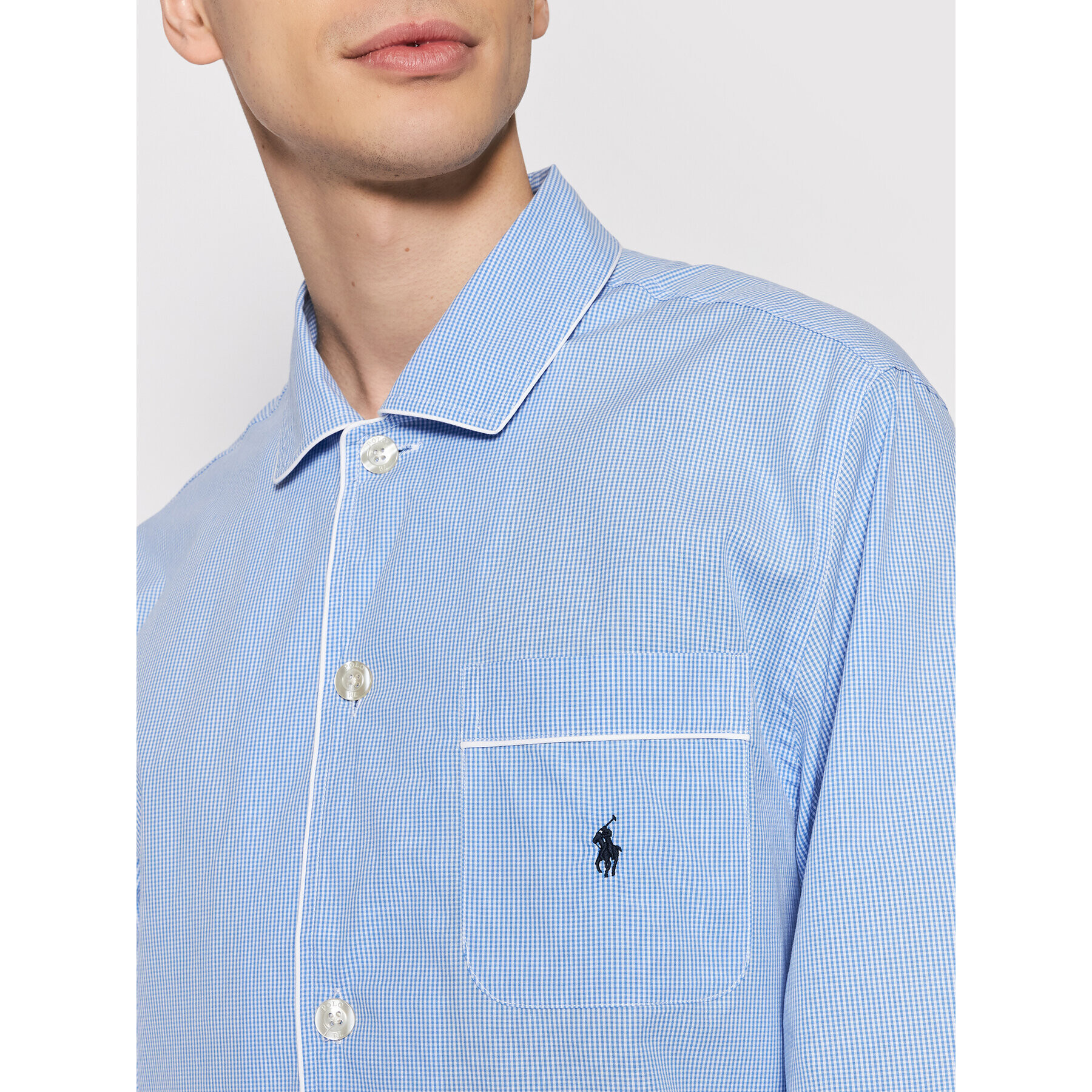 Polo Ralph Lauren Pyžamo 714514095001 Modrá Regular Fit - Pepit.cz