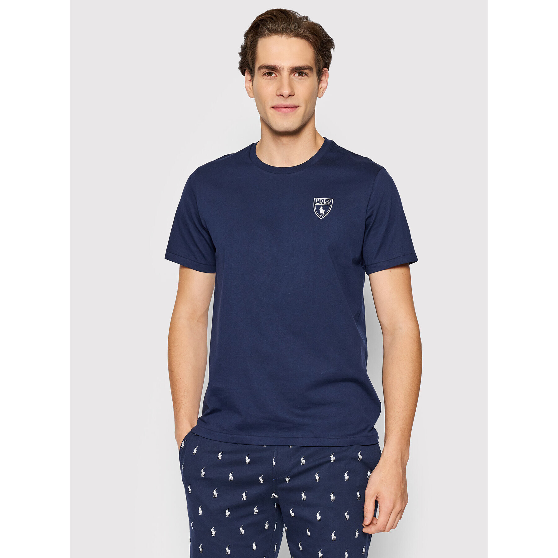 Polo Ralph Lauren Pyžamo 714866474001 Tmavomodrá Regular Fit - Pepit.cz