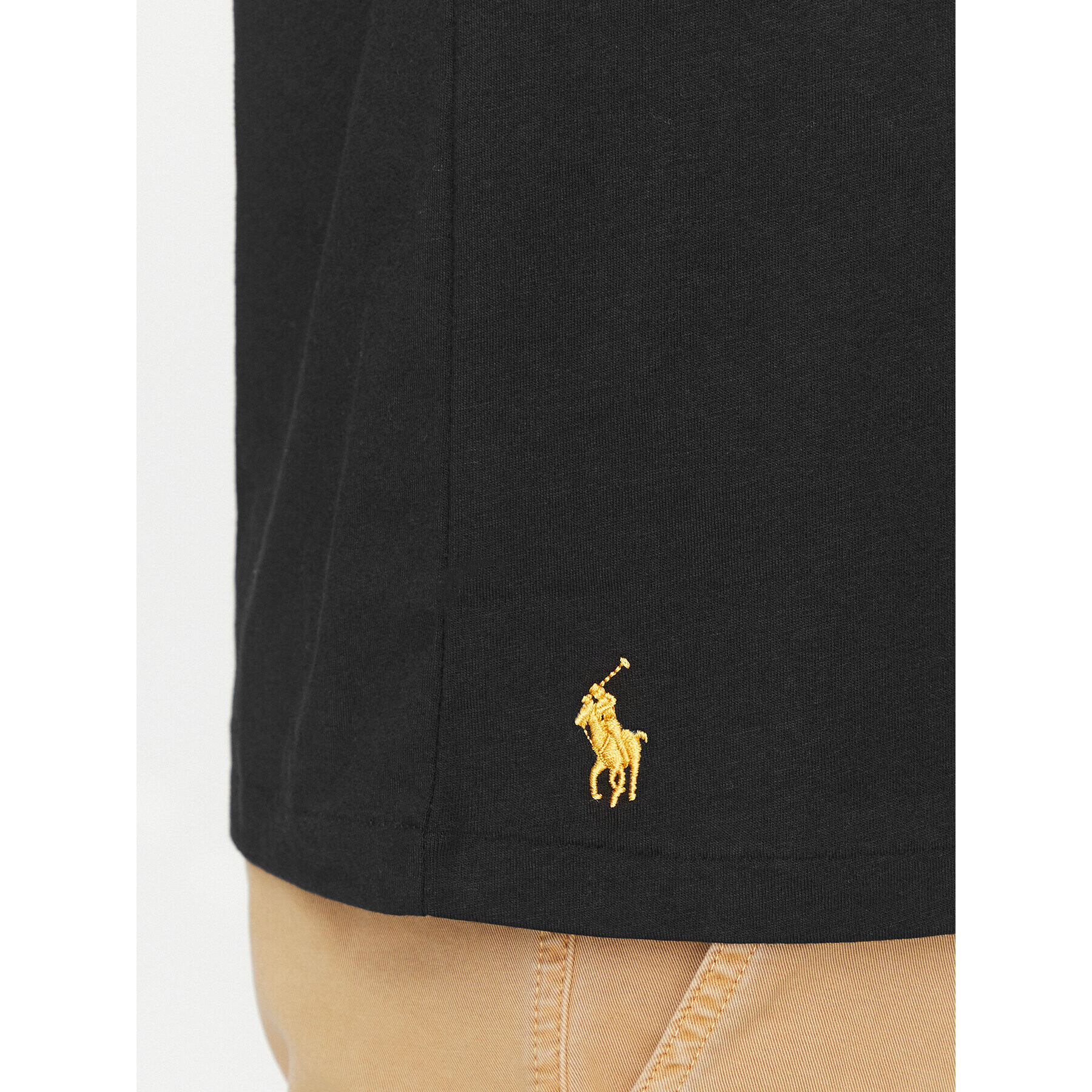 Polo Ralph Lauren S dlouhým rukávem 710920208001 Černá Regular Fit - Pepit.cz