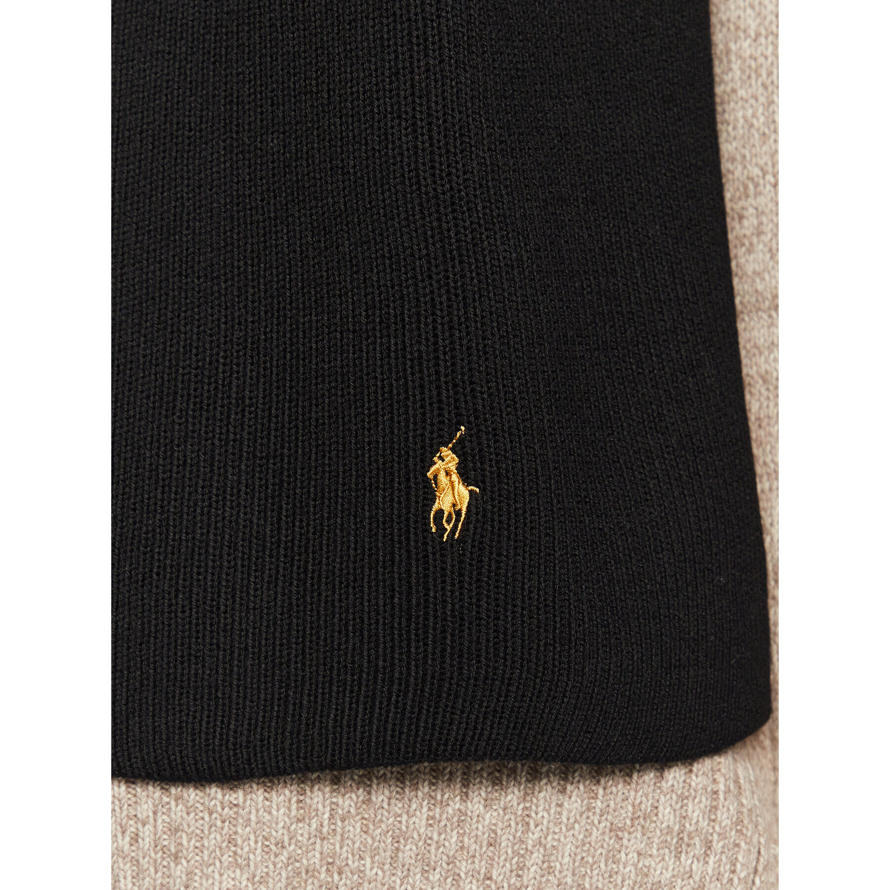 Polo Ralph Lauren Šál 710886136008 Černá - Pepit.cz