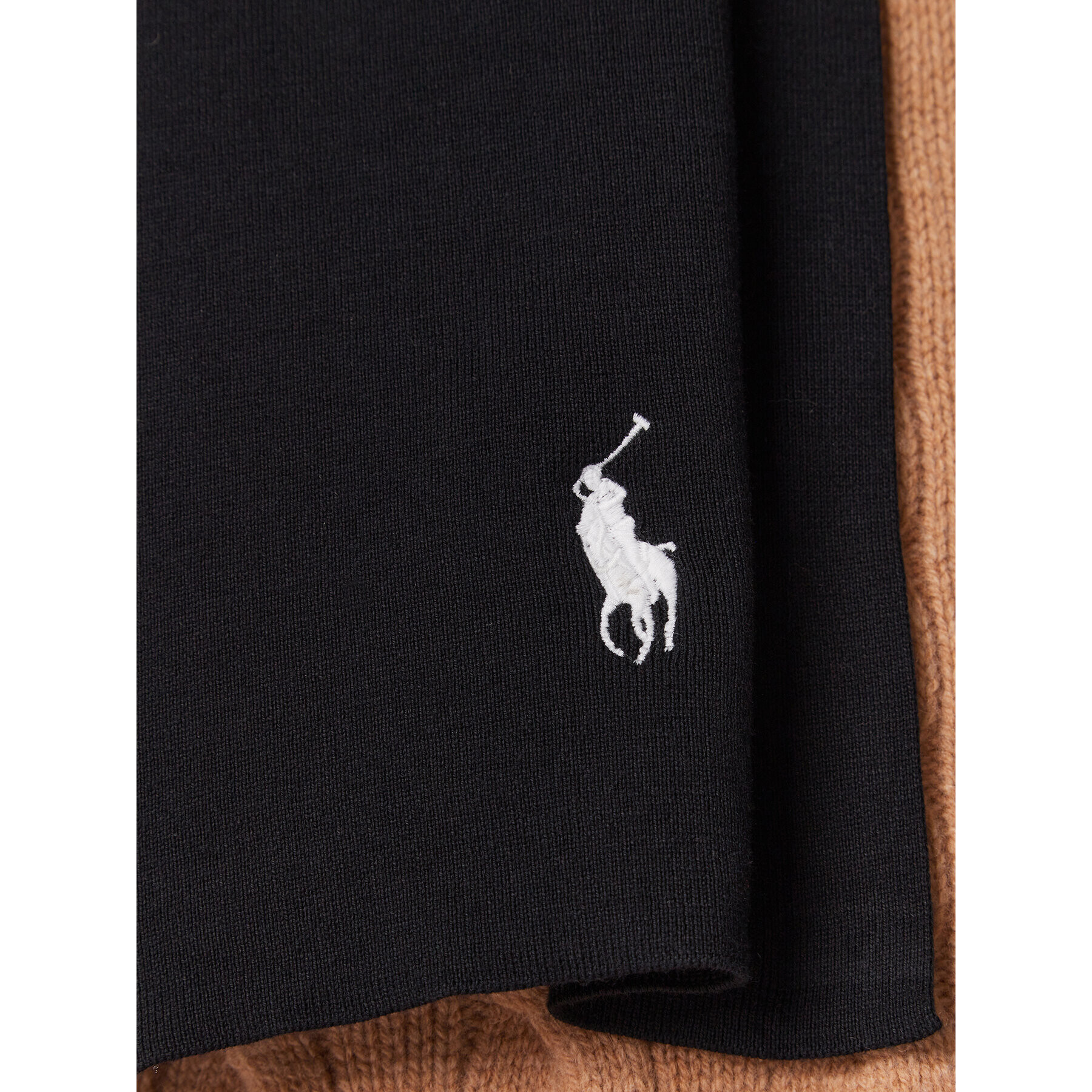 Polo Ralph Lauren Šál 710886139005 Černá - Pepit.cz