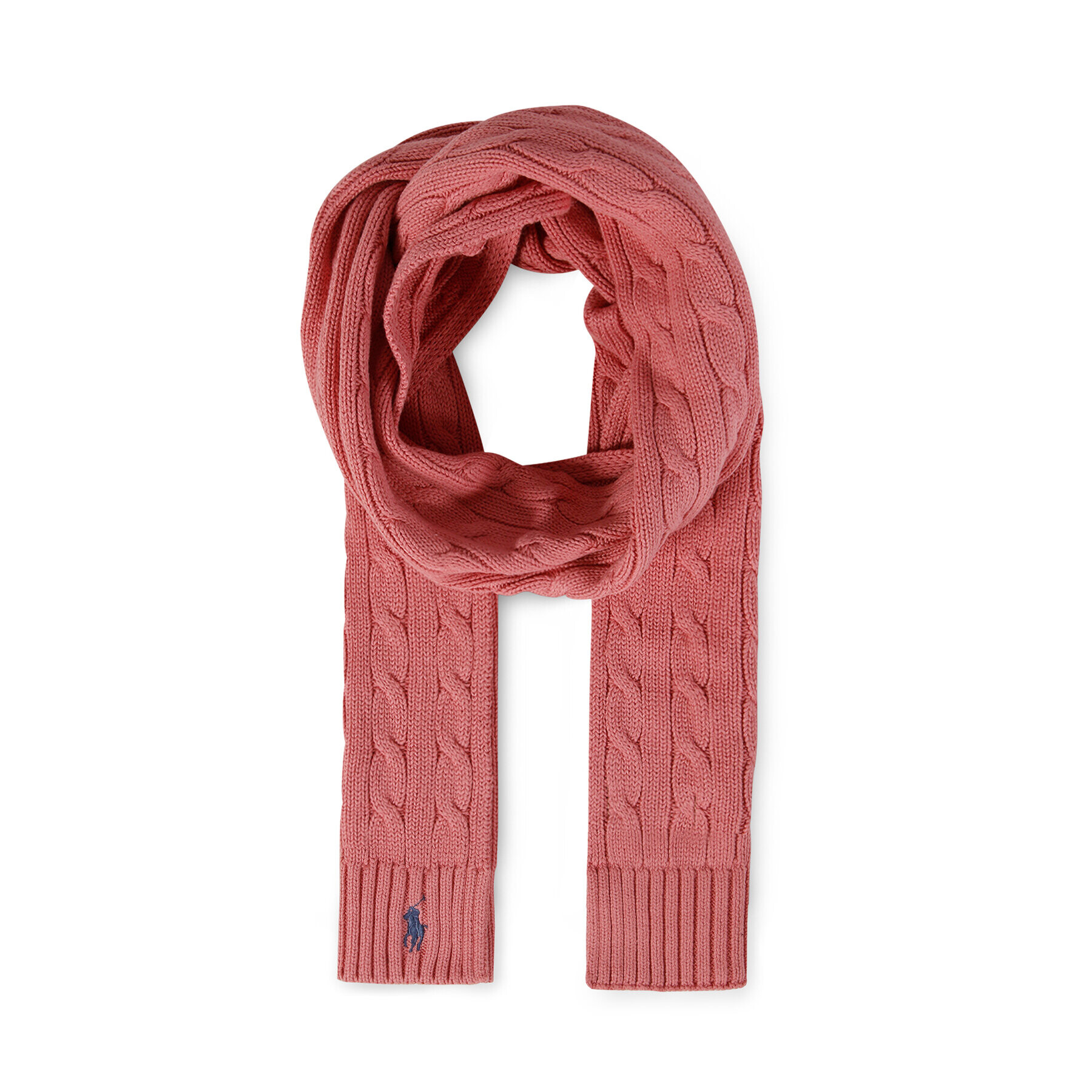 Polo Ralph Lauren Šál Ct Cbl Scarf 455888195003 Růžová - Pepit.cz