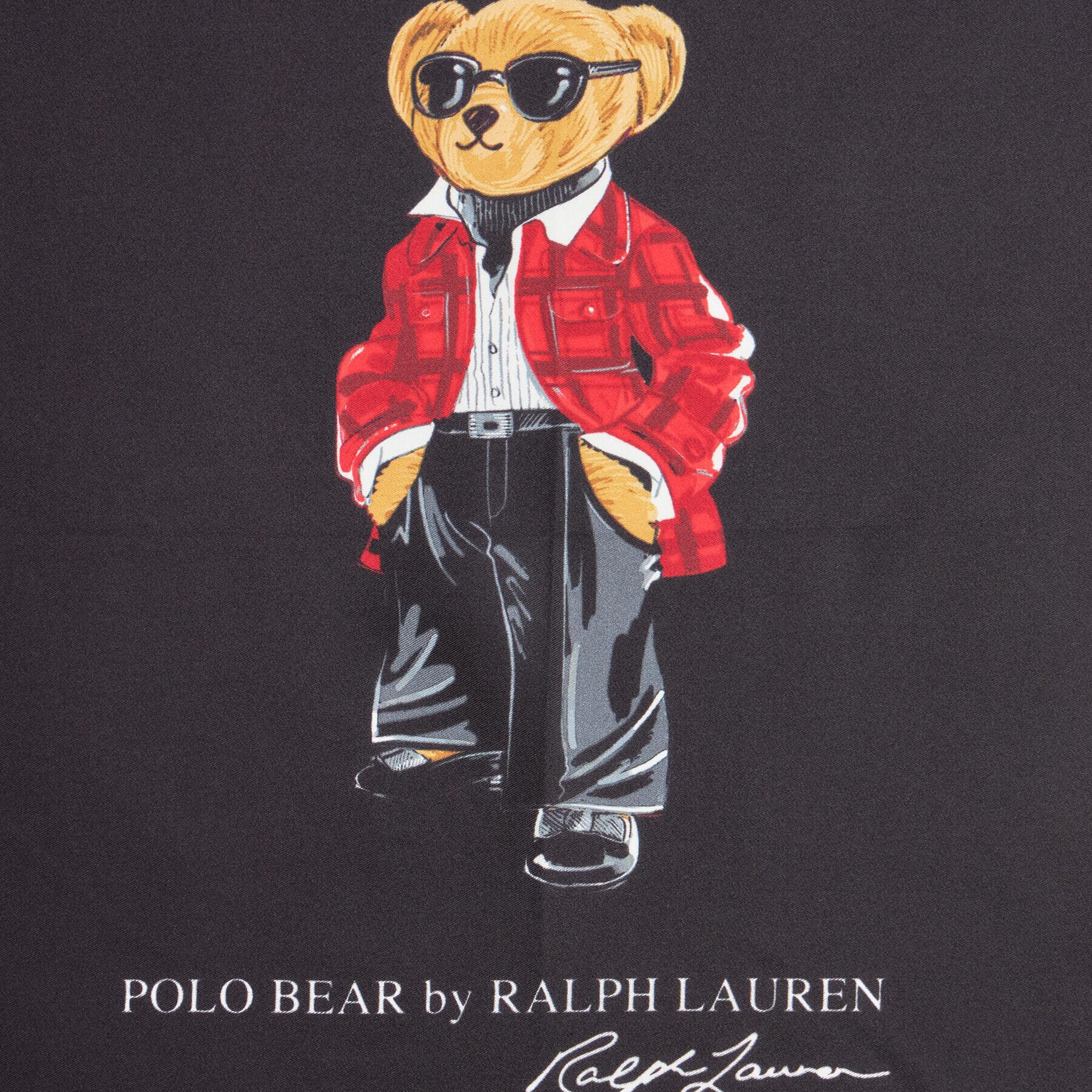 Polo Ralph Lauren Šátek 455931403001 Černá - Pepit.cz