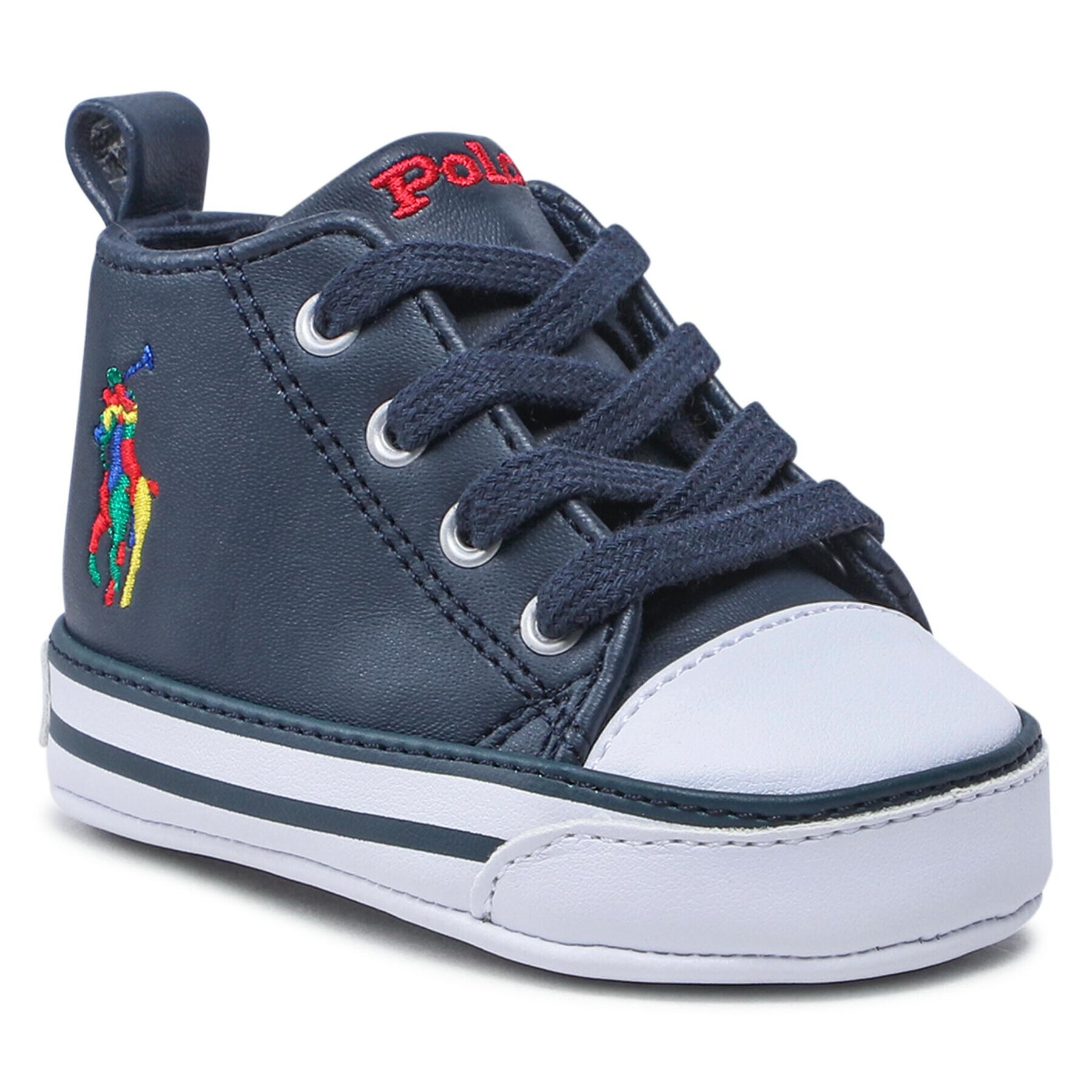 Polo Ralph Lauren Sneakersy Hamptyn Hi RL100673 Tmavomodrá - Pepit.cz