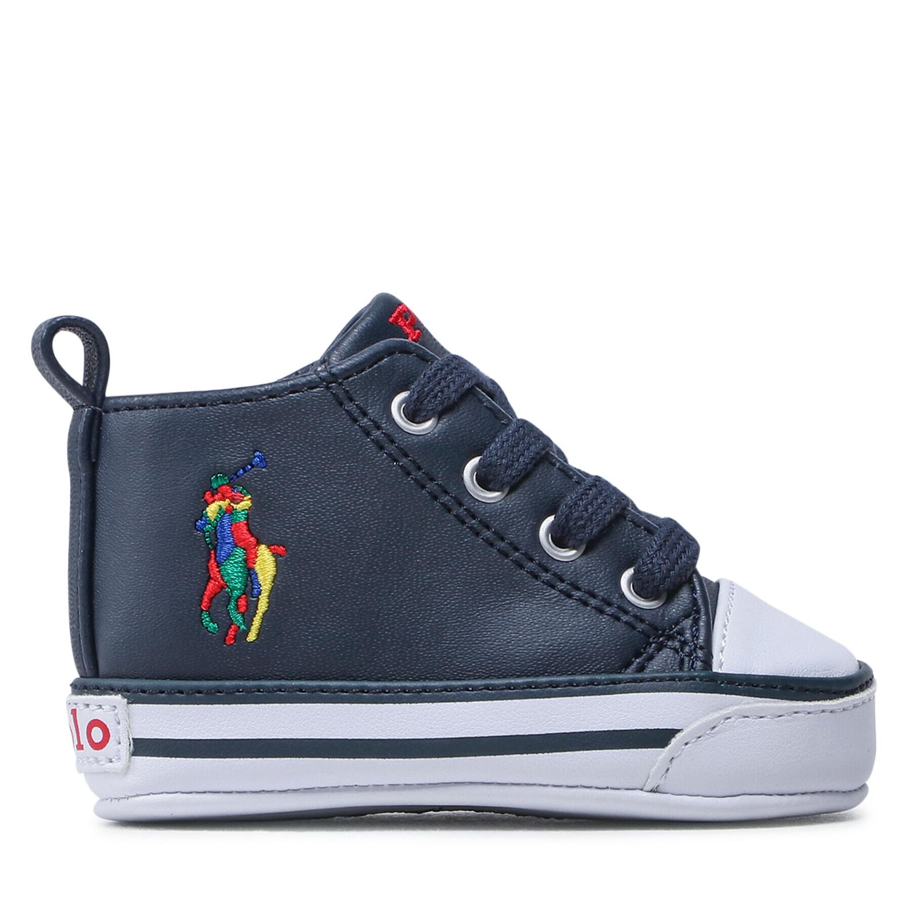 Polo Ralph Lauren Sneakersy Hamptyn Hi RL100673 Tmavomodrá - Pepit.cz