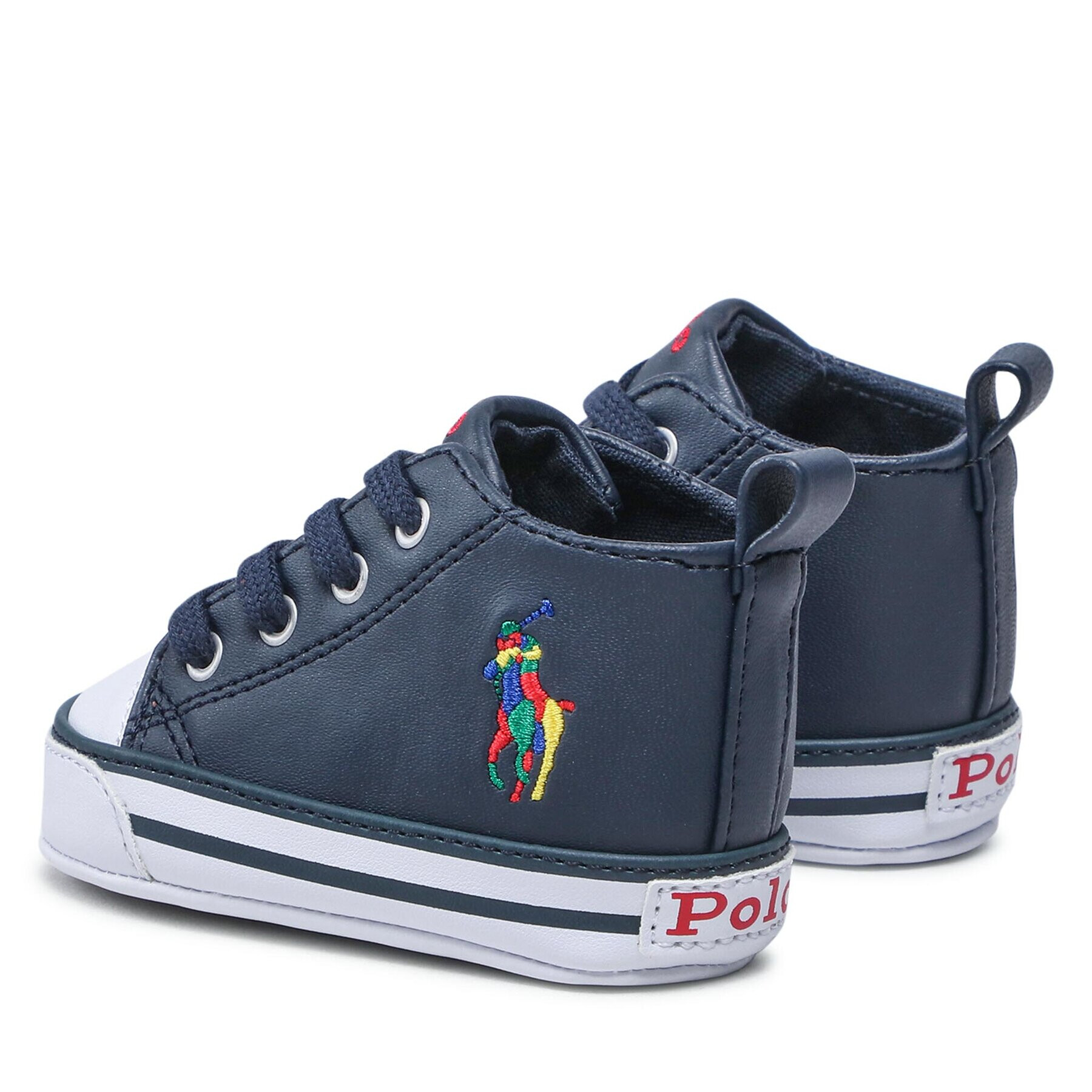 Polo Ralph Lauren Sneakersy Hamptyn Hi RL100673 Tmavomodrá - Pepit.cz