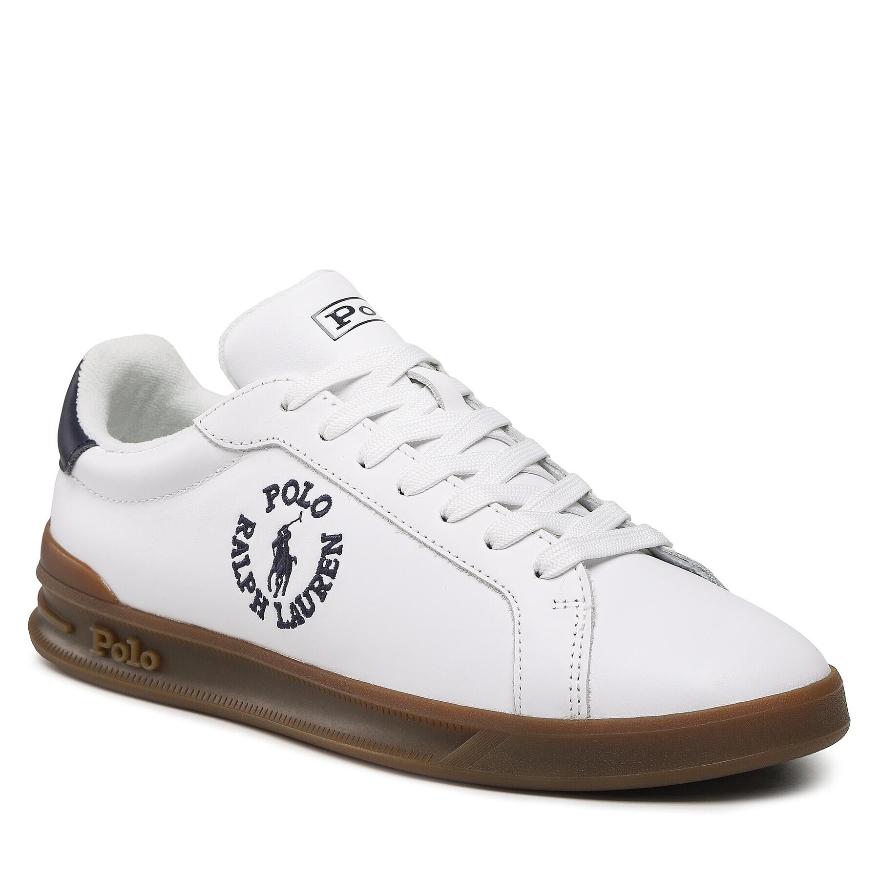 Polo Ralph Lauren Sneakersy Hrt Crt Cl 809877600002 Bílá - Pepit.cz