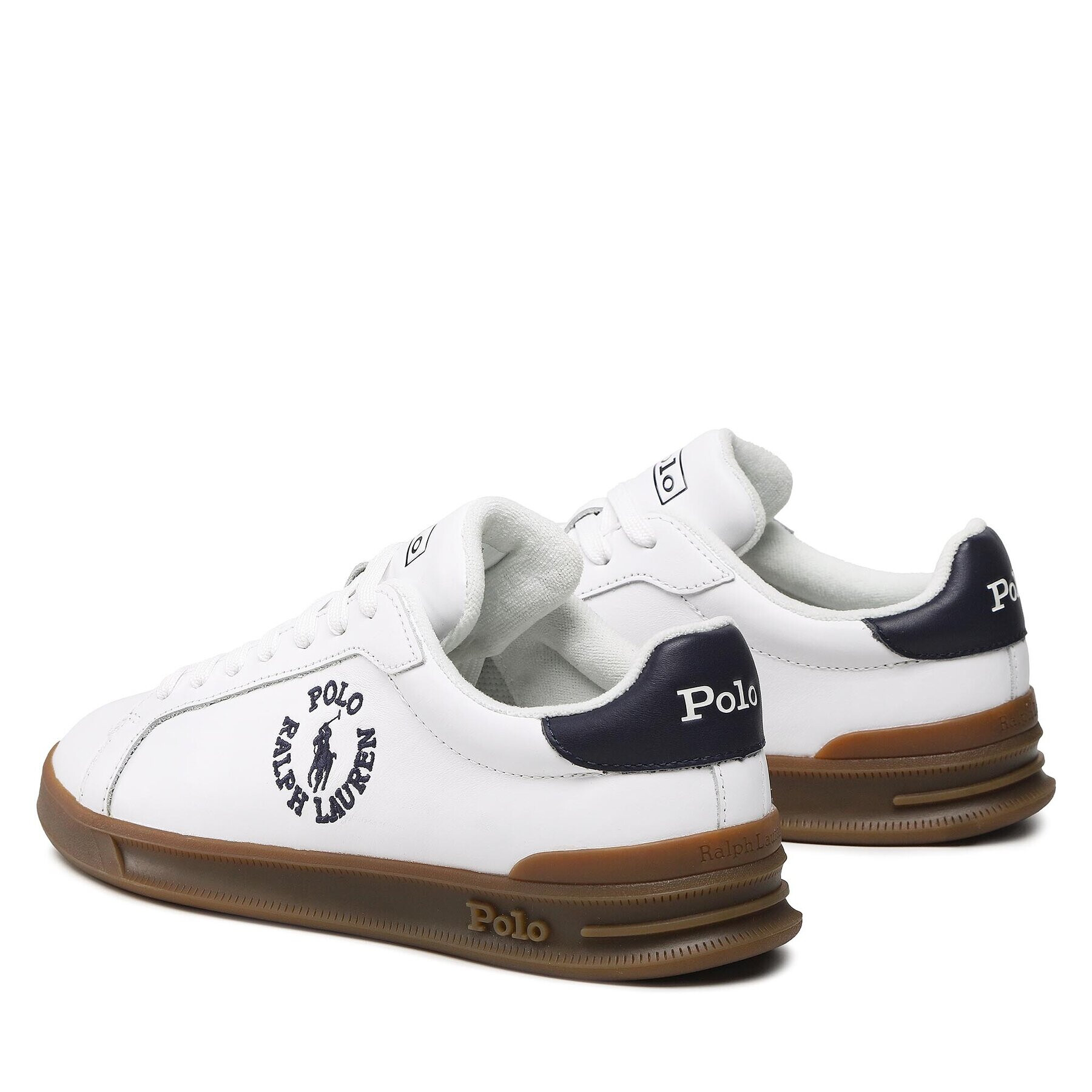 Polo Ralph Lauren Sneakersy Hrt Crt Cl 809877600002 Bílá - Pepit.cz