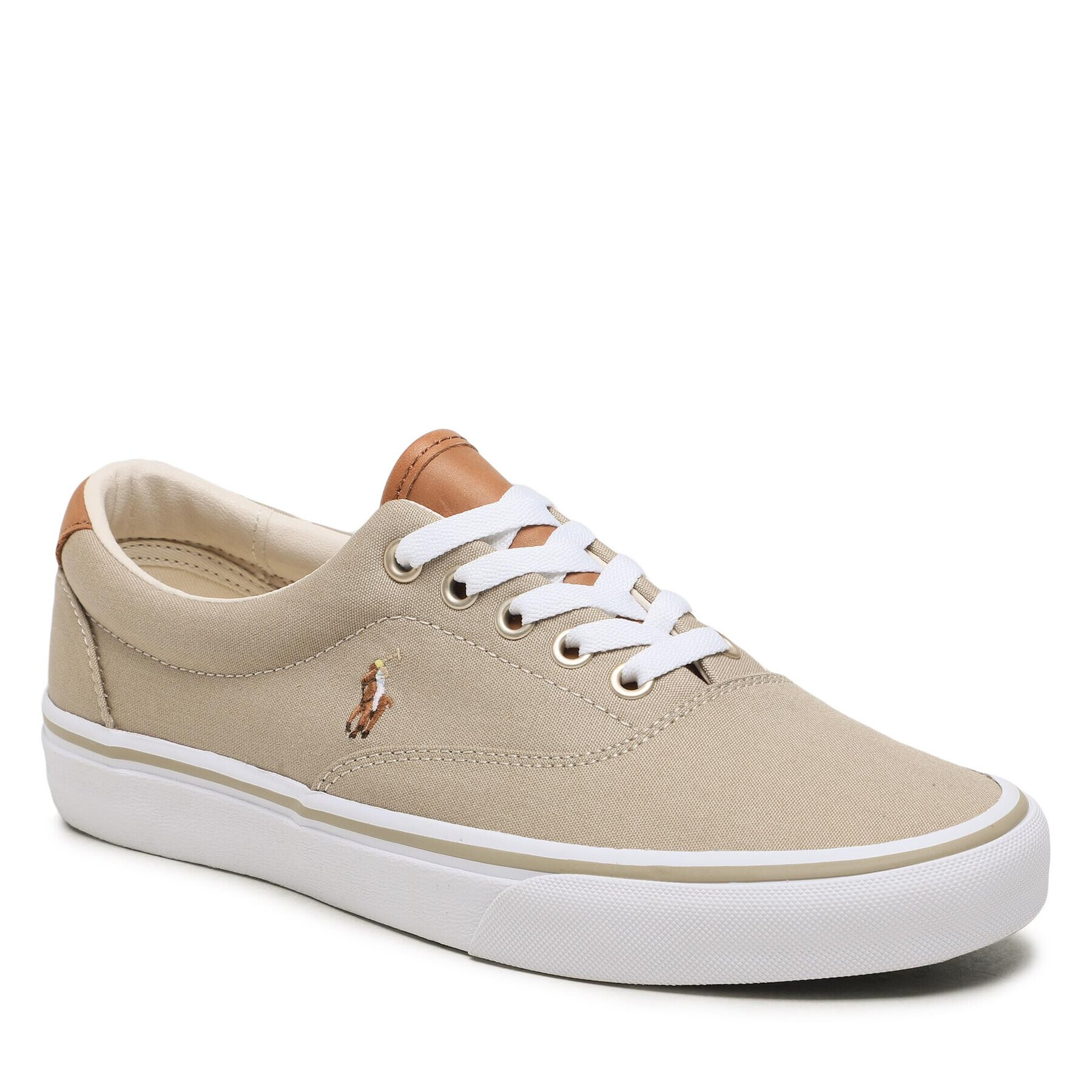 Polo Ralph Lauren Sneakersy Keaton 816861080009 Khaki - Pepit.cz