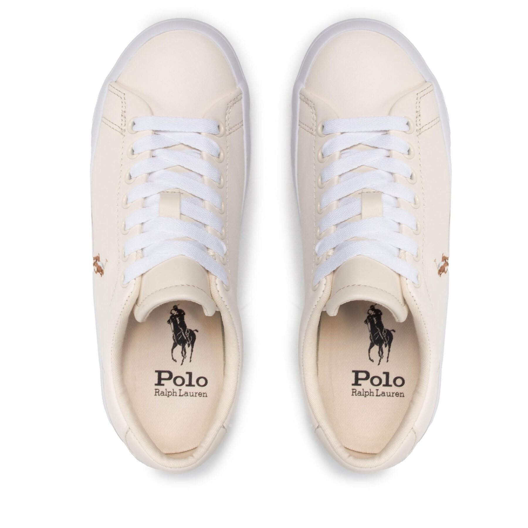 Polo Ralph Lauren Sneakersy Longwood 816861060002 Béžová - Pepit.cz