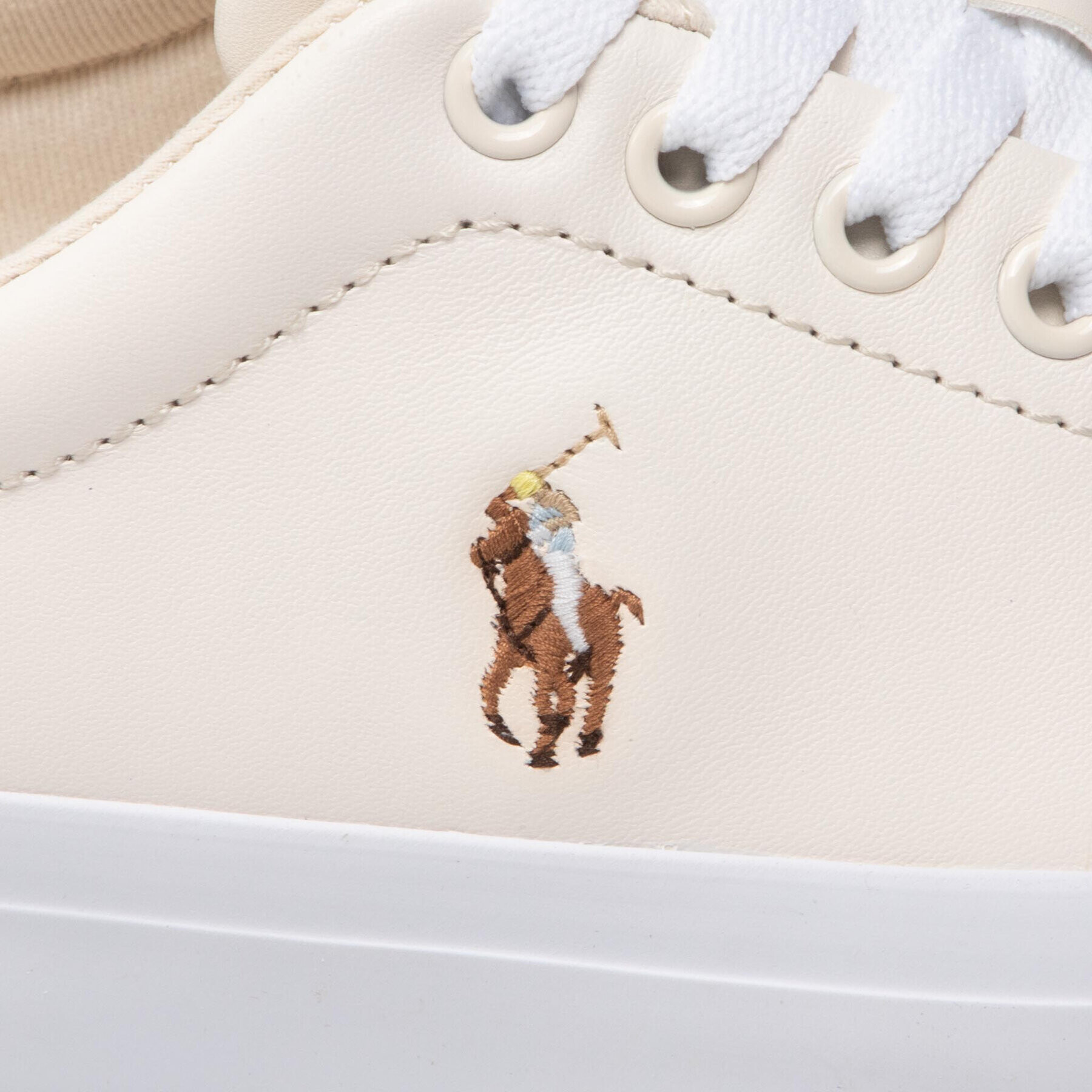 Polo Ralph Lauren Sneakersy Longwood 816861060002 Béžová - Pepit.cz