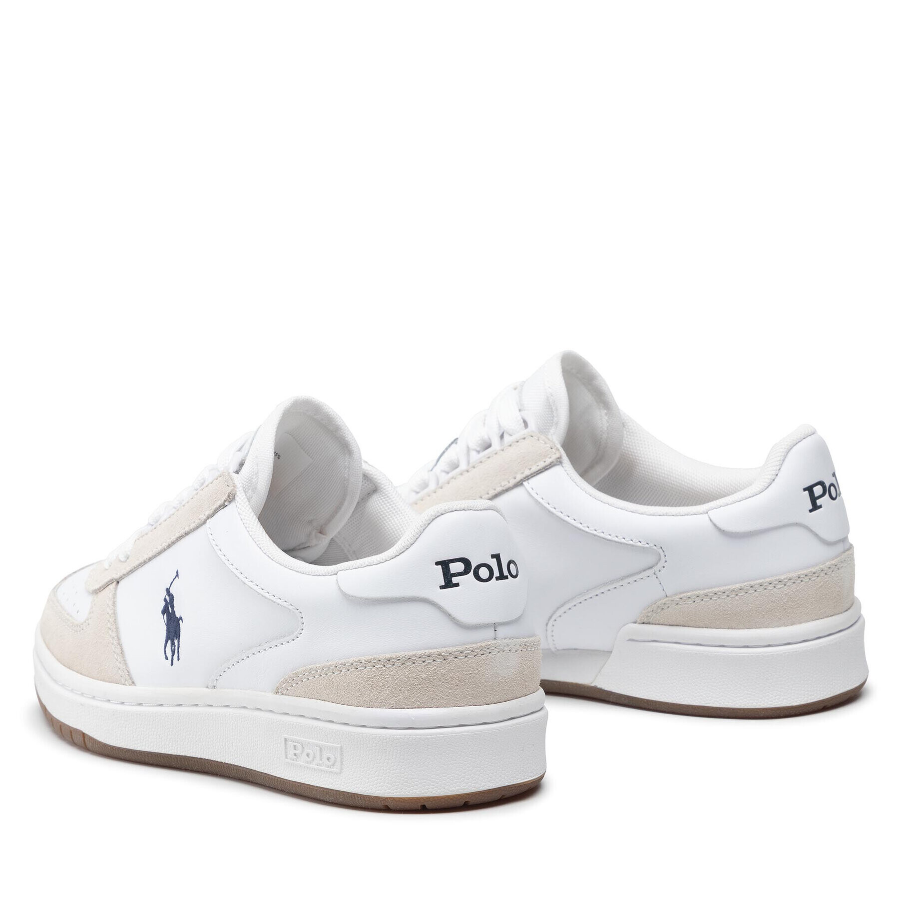 Polo Ralph Lauren Sneakersy Polo Crt Pp 809834463002 Bílá - Pepit.cz