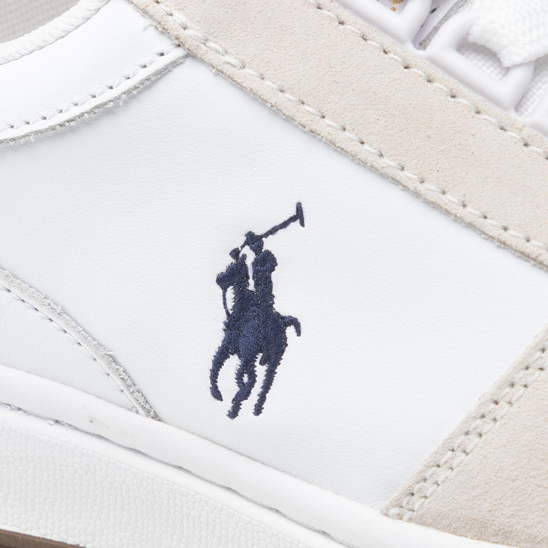 Polo Ralph Lauren Sneakersy Polo Crt Pp 809834463002 Bílá - Pepit.cz