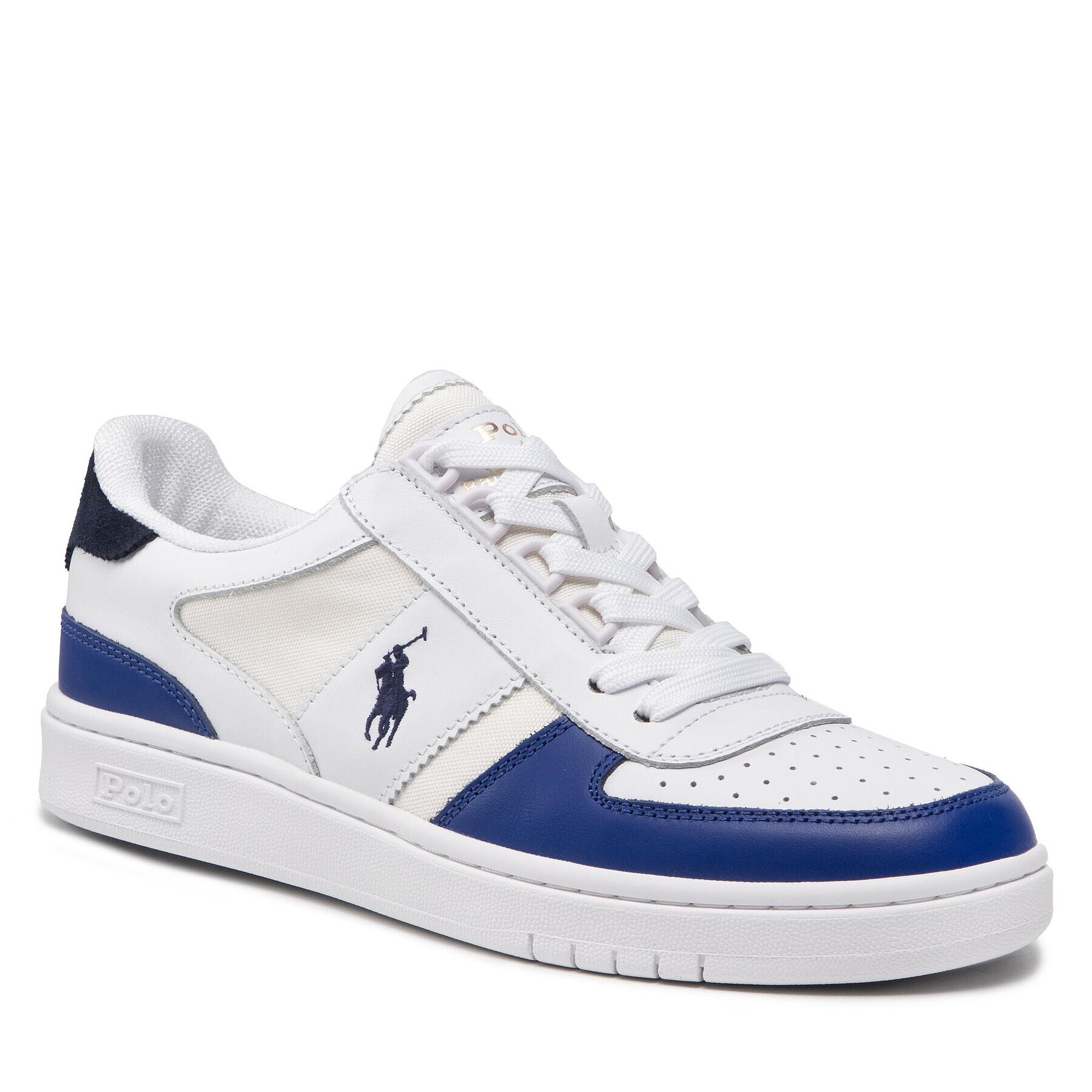 Polo Ralph Lauren Sneakersy Polo Crt Pp 809860887001 Bílá - Pepit.cz