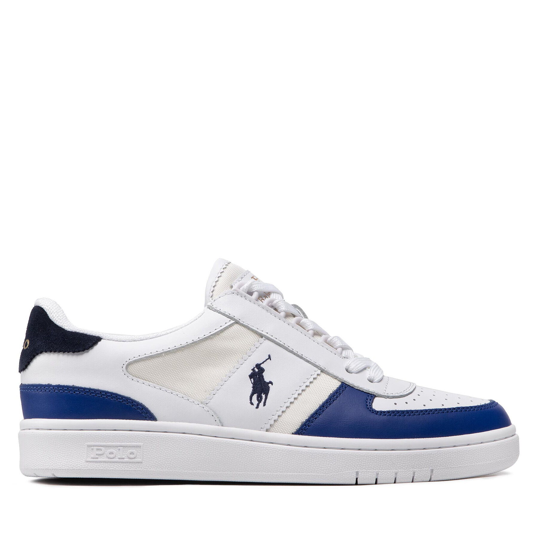 Polo Ralph Lauren Sneakersy Polo Crt Pp 809860887001 Bílá - Pepit.cz