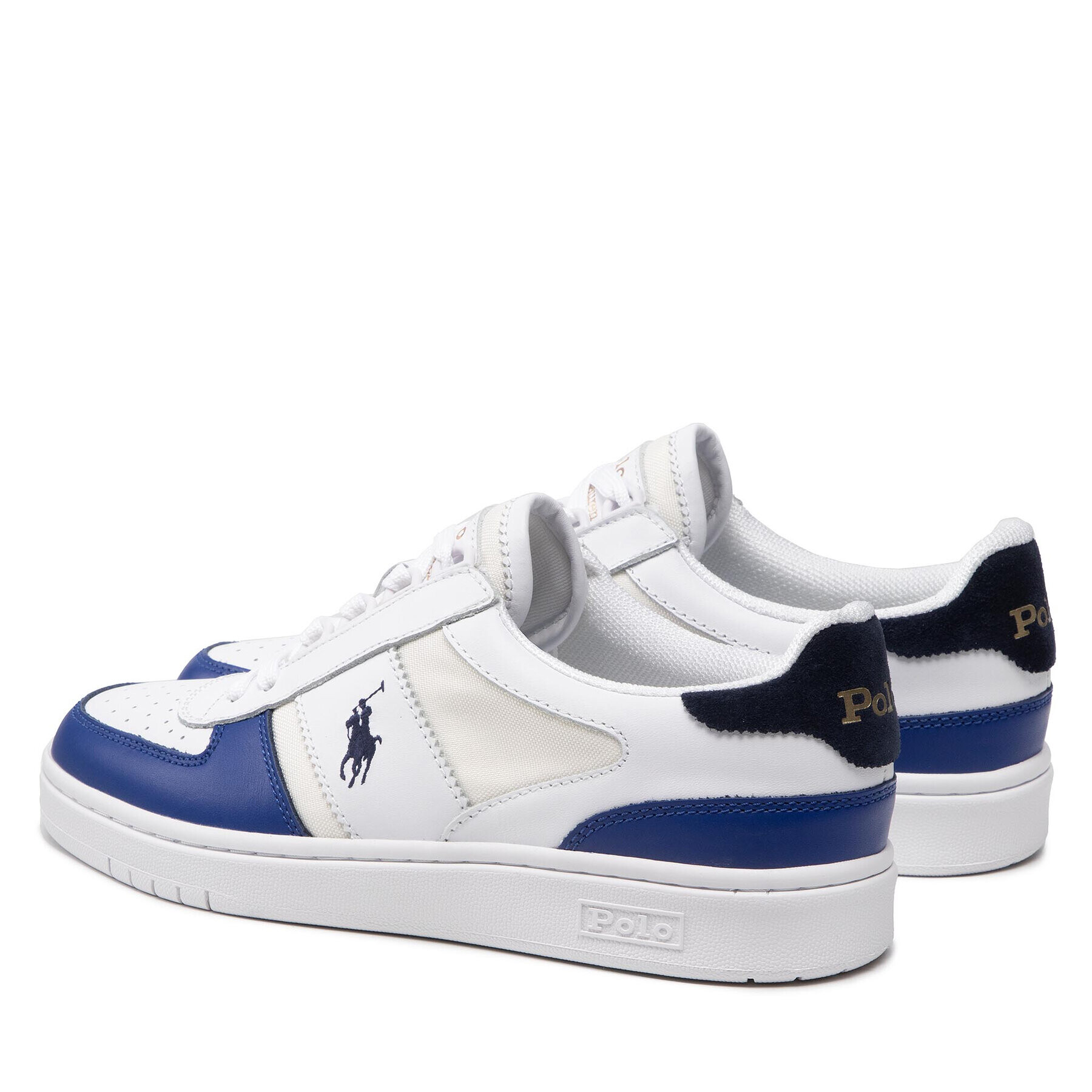 Polo Ralph Lauren Sneakersy Polo Crt Pp 809860887001 Bílá - Pepit.cz