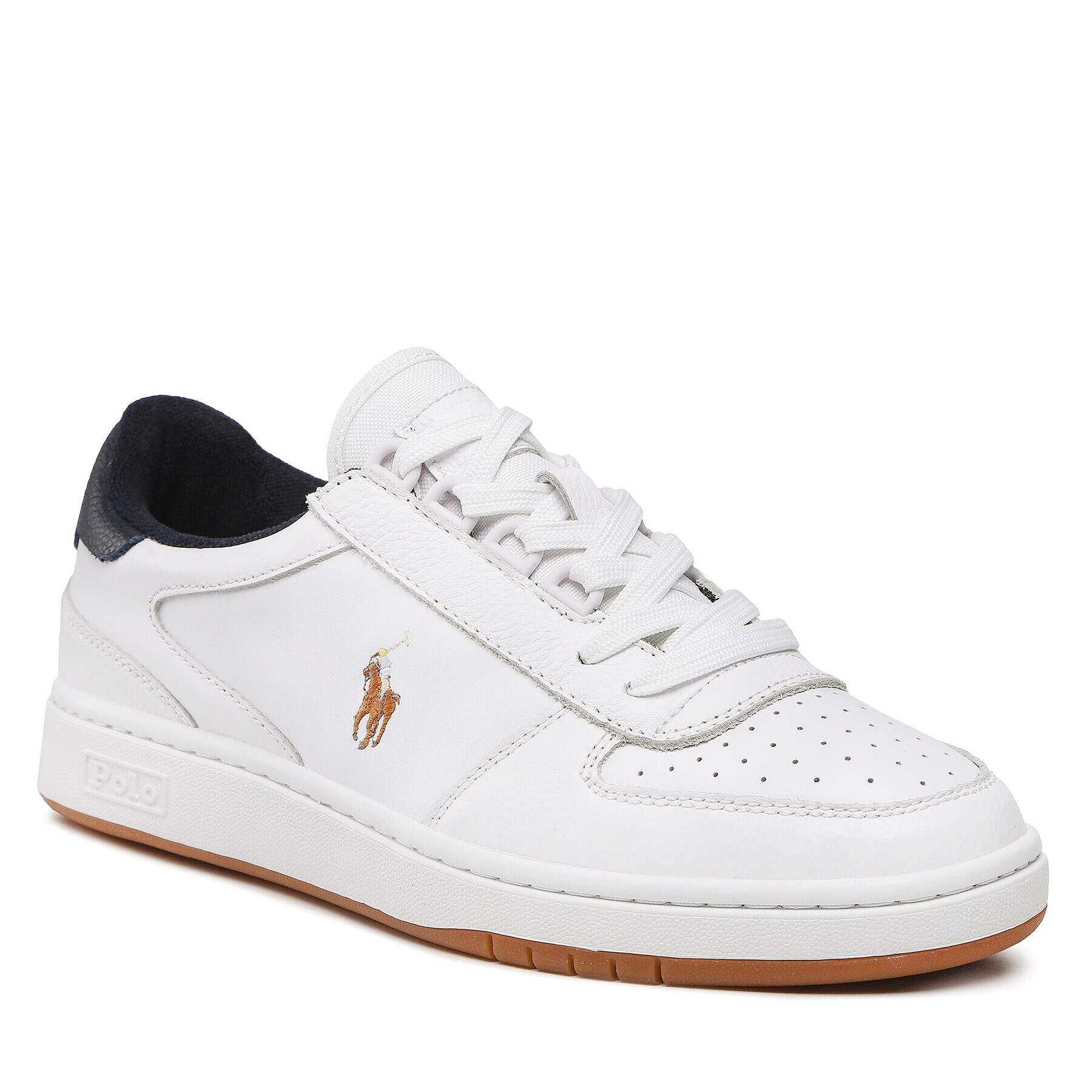 Polo Ralph Lauren Sneakersy Polo Crt Pp 809877610001 Bílá - Pepit.cz