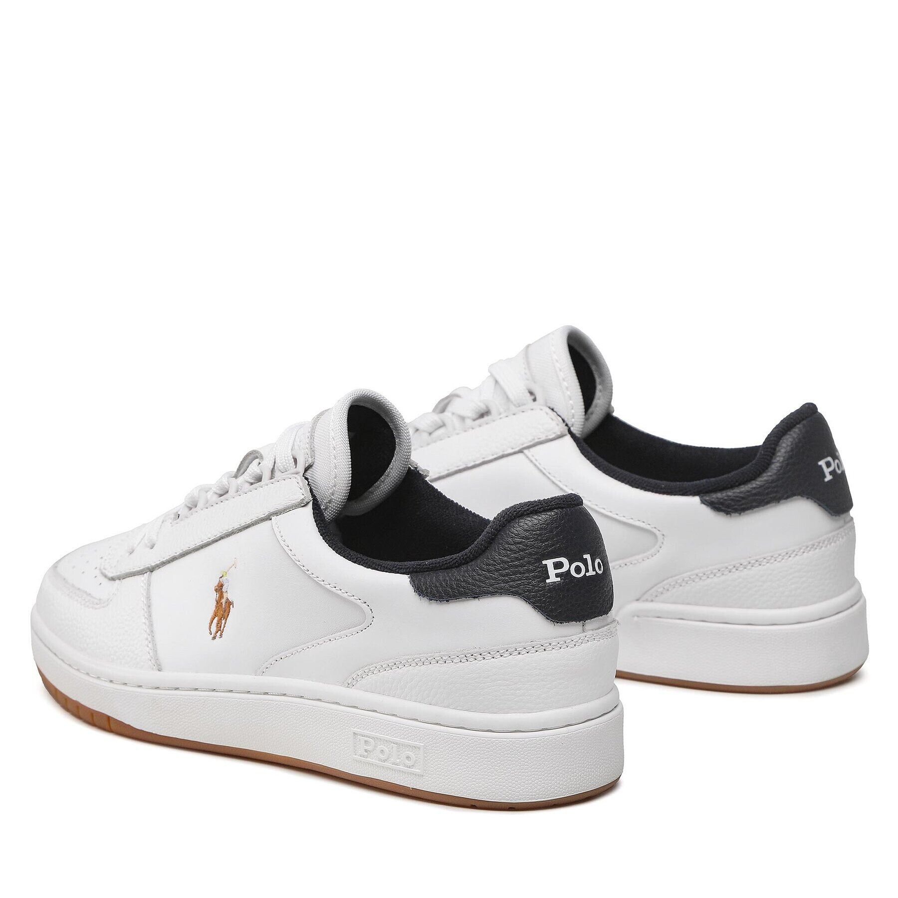 Polo Ralph Lauren Sneakersy Polo Crt Pp 809877610001 Bílá - Pepit.cz