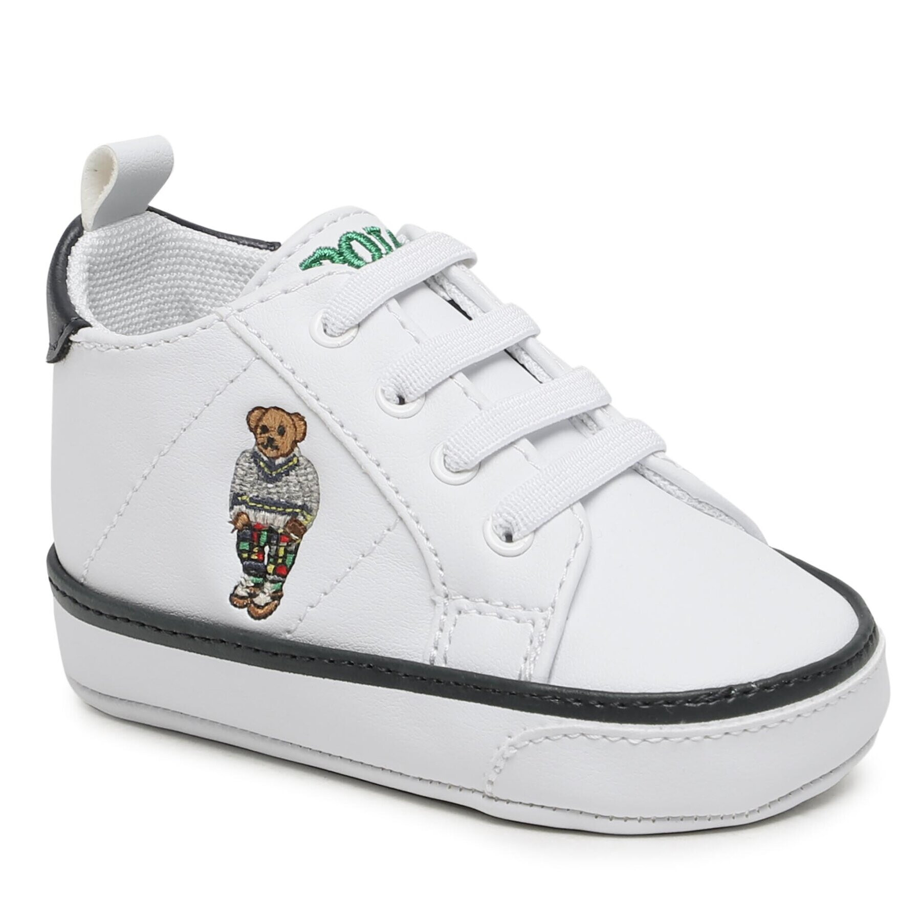 Polo Ralph Lauren Sneakersy Quilton Bear Gore Hi Layette RL100729 Bílá - Pepit.cz