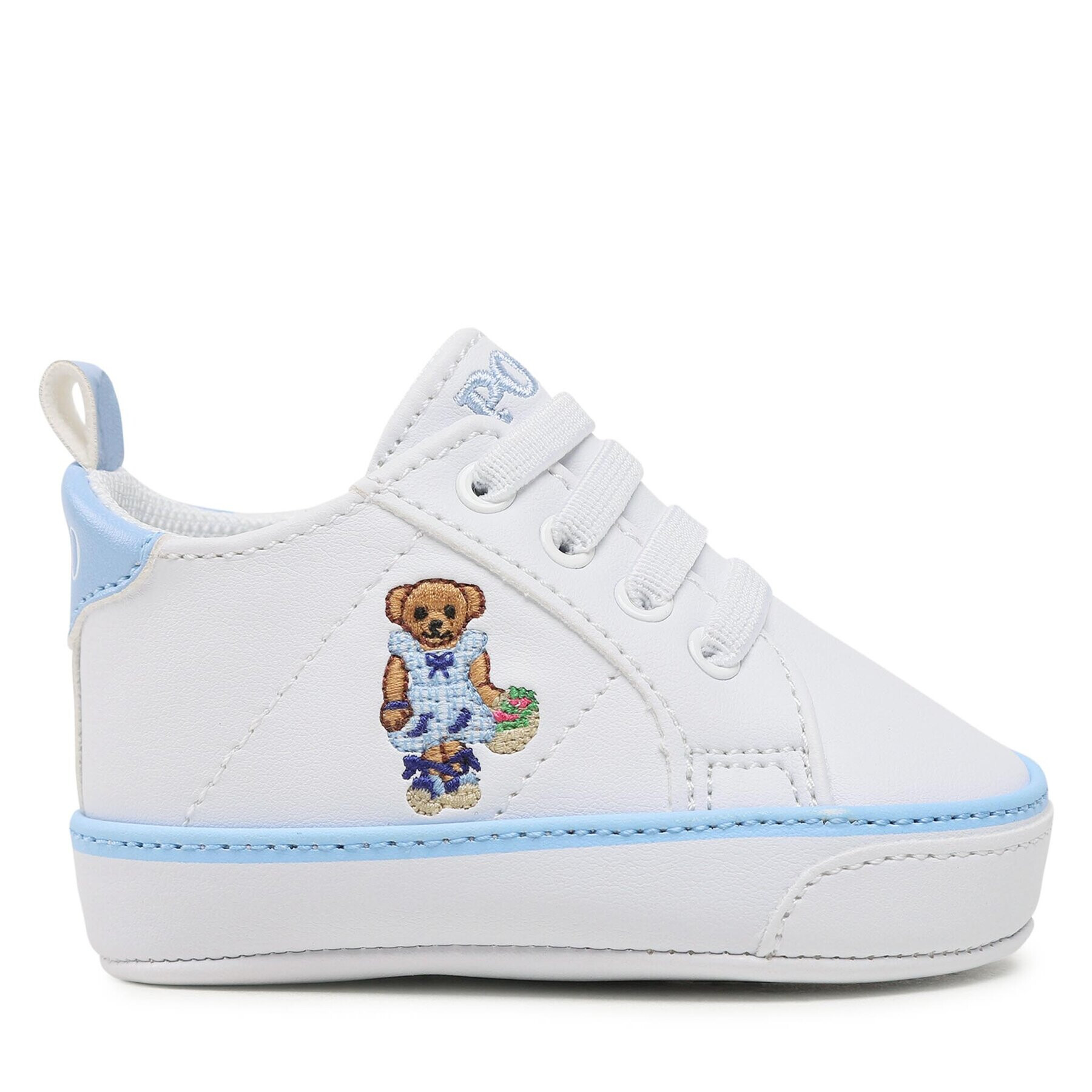 Polo Ralph Lauren Sneakersy Quilton Bear Gore Hi Layette RL100730 Bílá - Pepit.cz