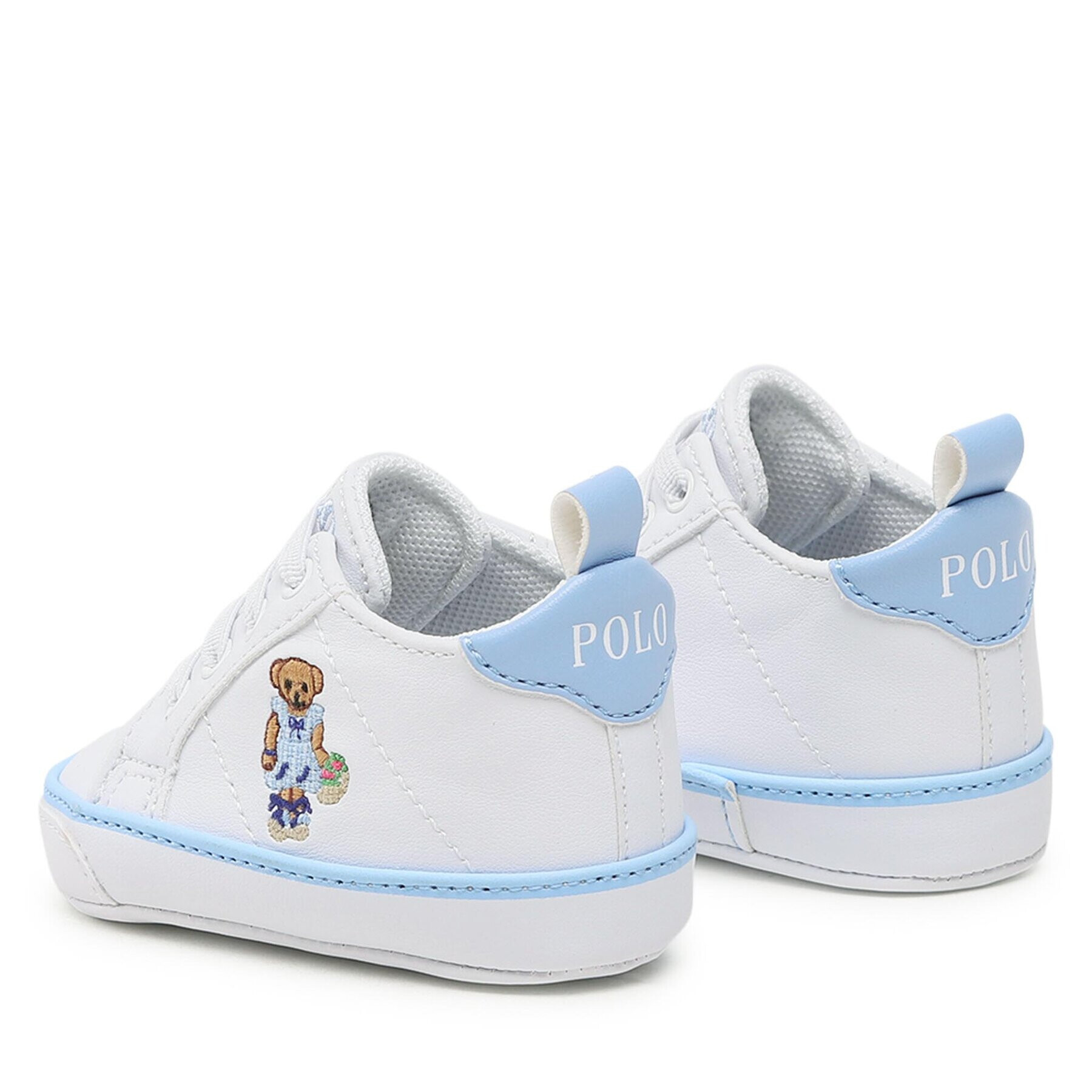 Polo Ralph Lauren Sneakersy Quilton Bear Gore Hi Layette RL100730 Bílá - Pepit.cz