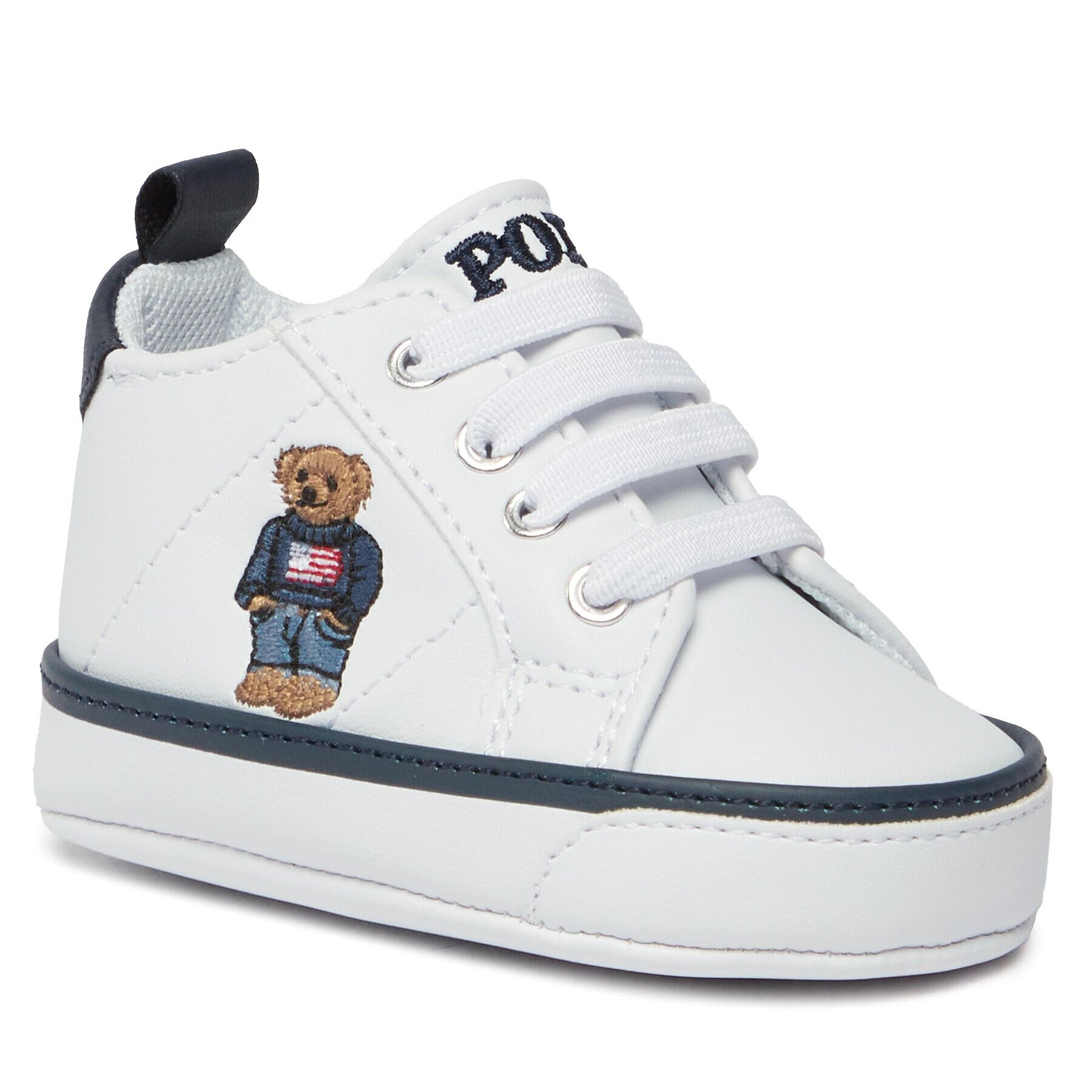 Polo Ralph Lauren Sneakersy RL100690 Bílá - Pepit.cz