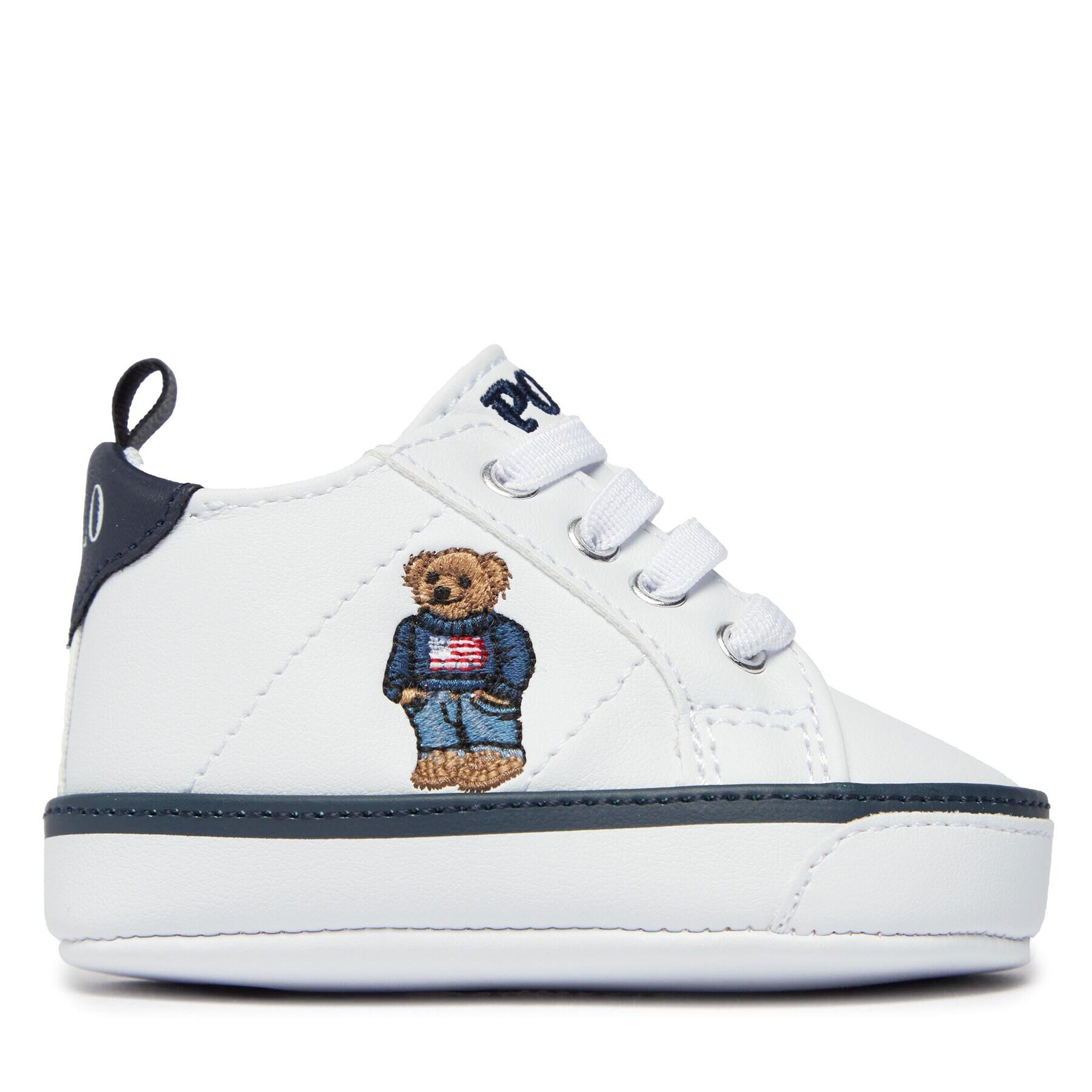 Polo Ralph Lauren Sneakersy RL100690 Bílá - Pepit.cz