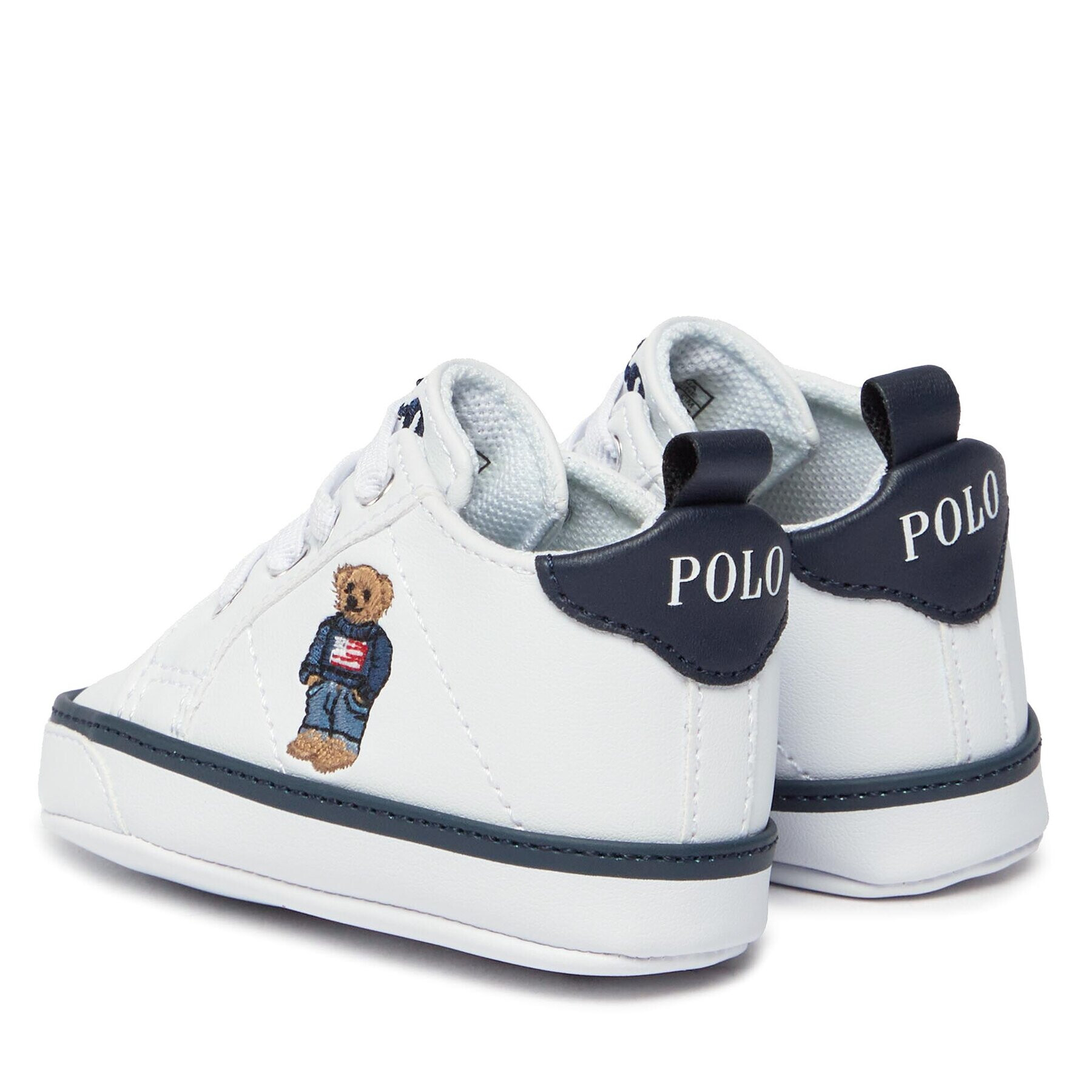 Polo Ralph Lauren Sneakersy RL100690 Bílá - Pepit.cz