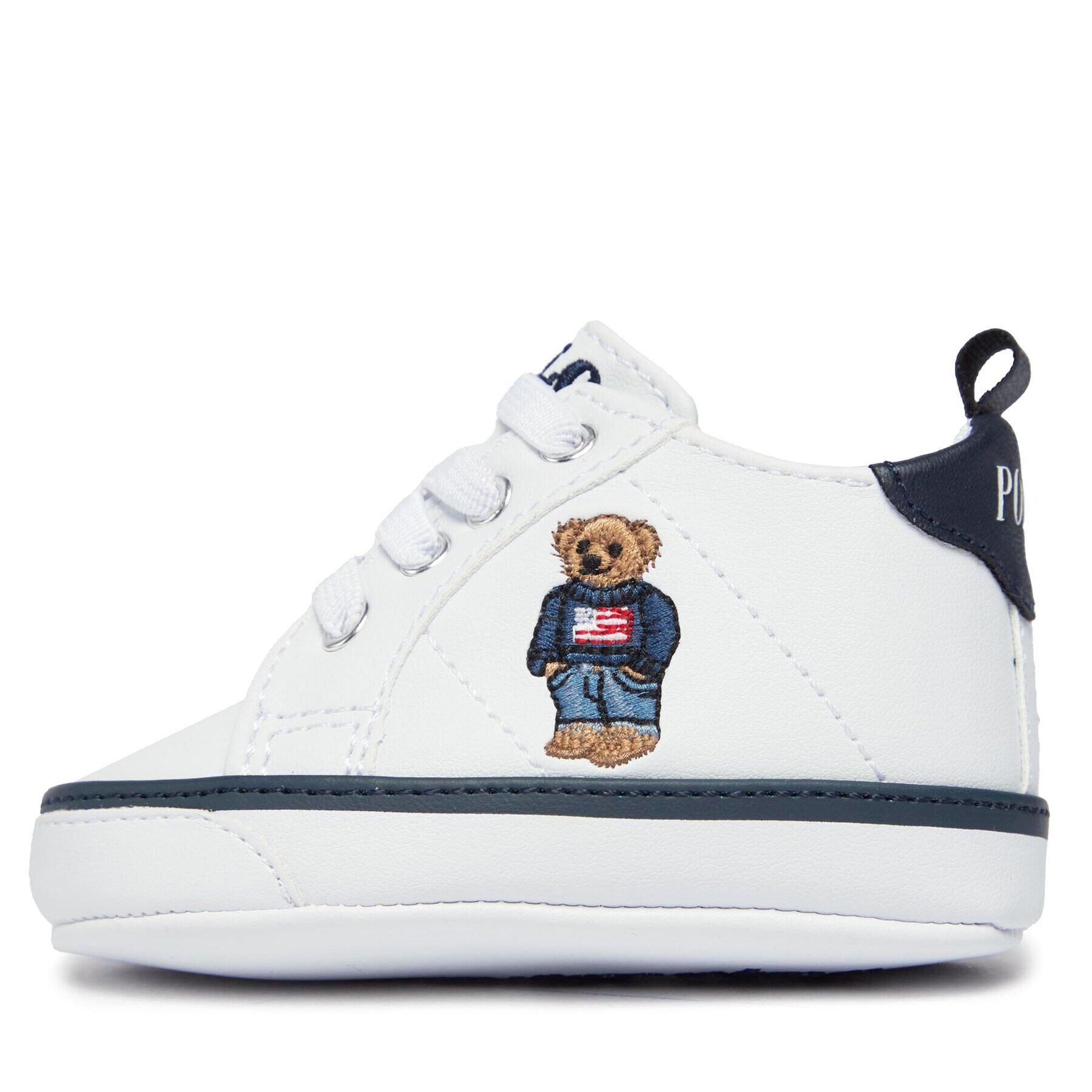 Polo Ralph Lauren Sneakersy RL100690 Bílá - Pepit.cz