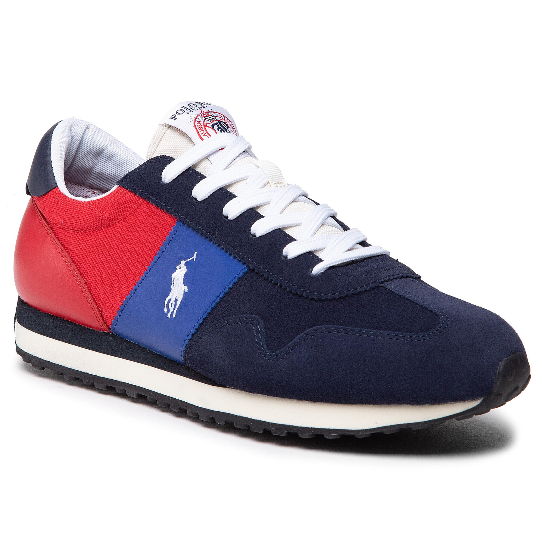 Polo Ralph Lauren Sneakersy Train 85 809830109001 Tmavomodrá - Pepit.cz