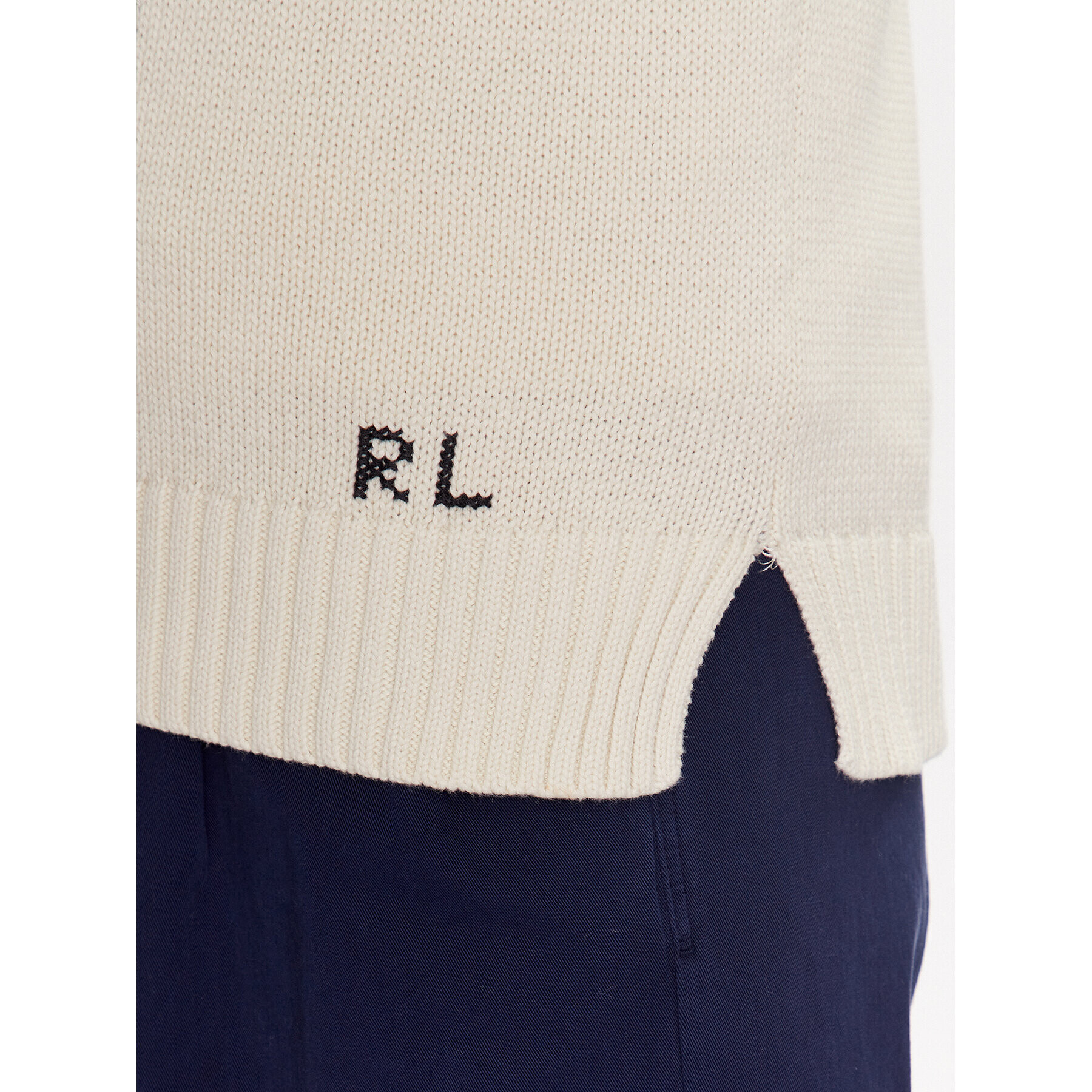 Polo Ralph Lauren Svetr 211906034001 Écru Regular Fit - Pepit.cz