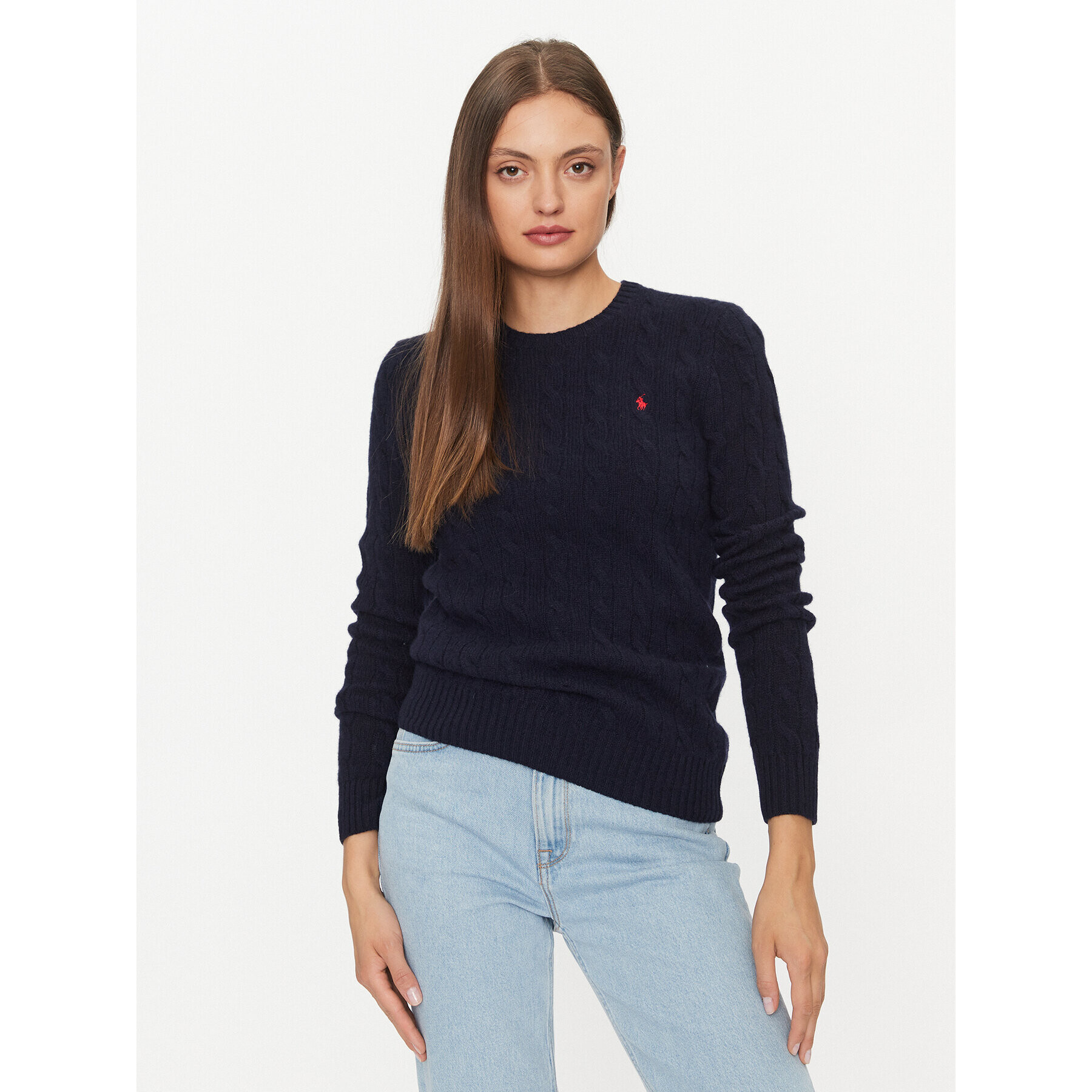 Polo Ralph Lauren Svetr 211910421003 Modrá Regular Fit - Pepit.cz