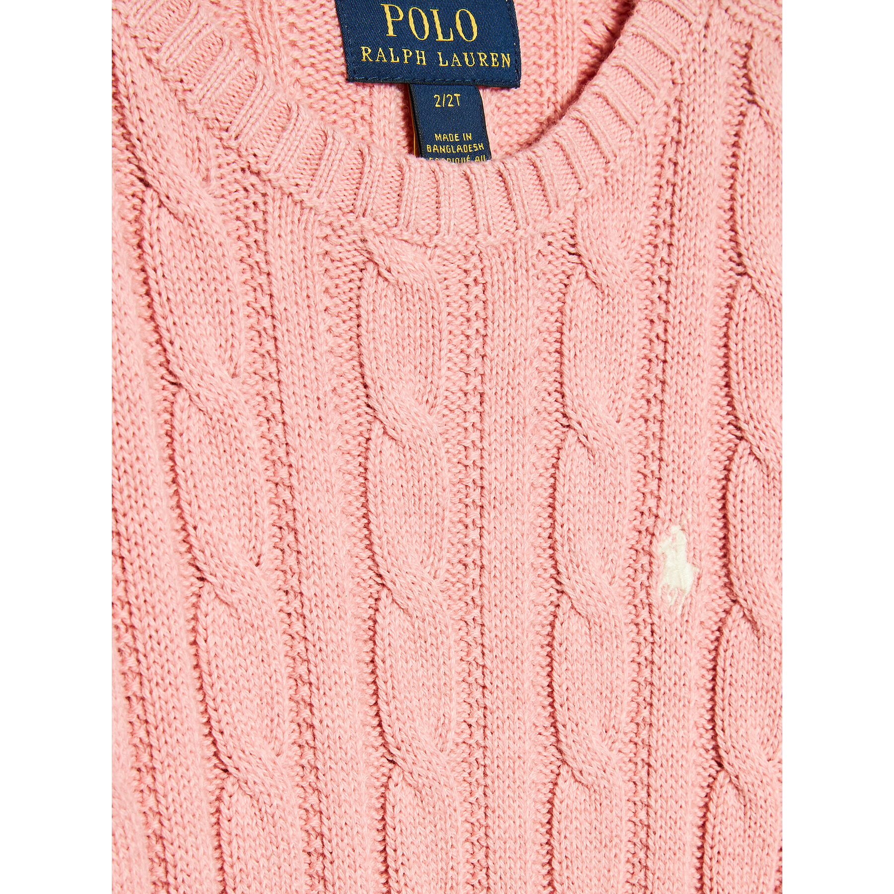 Polo Ralph Lauren Svetr 311737921038 Růžová Regular Fit - Pepit.cz