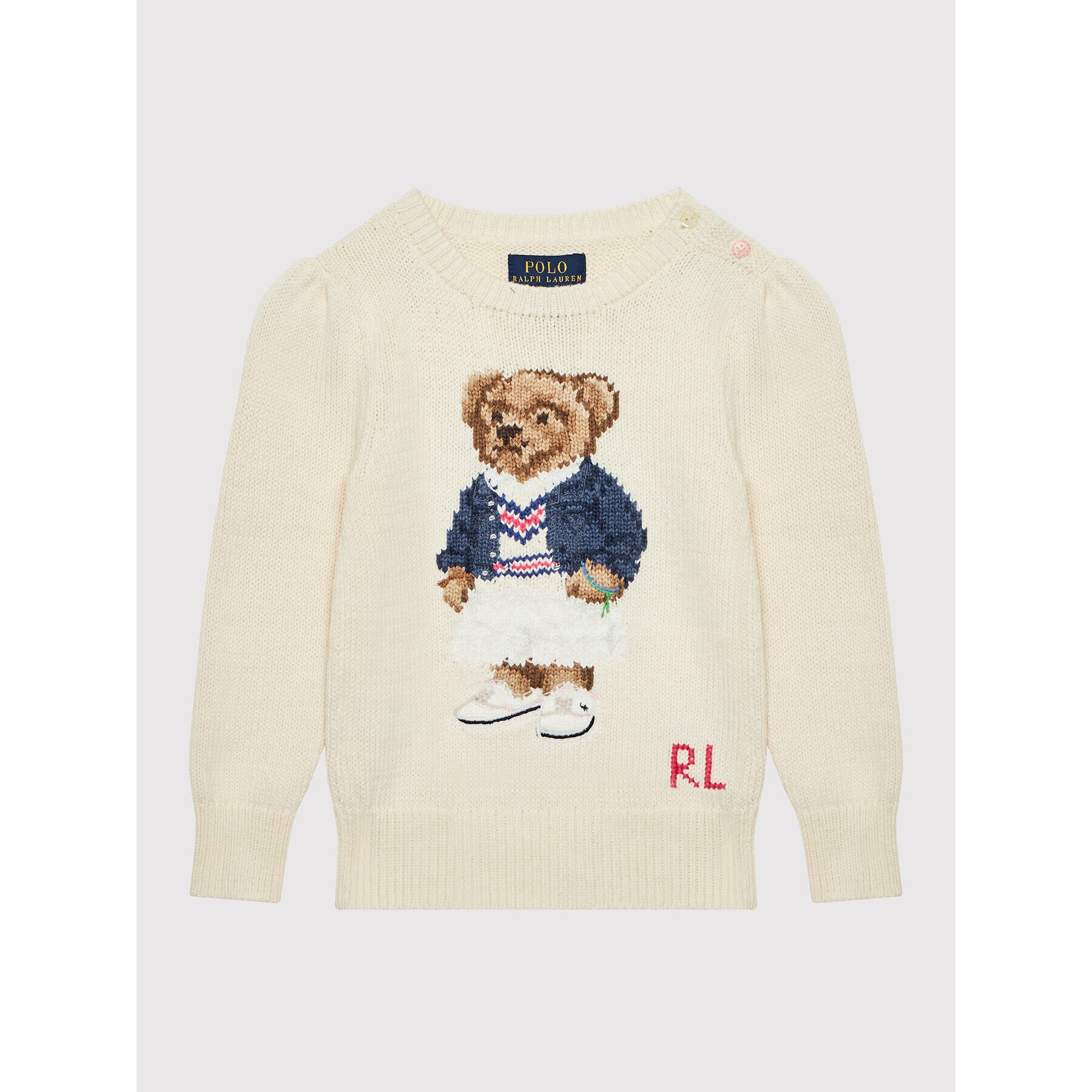 Polo Ralph Lauren Svetr 313864297001 Béžová Regular Fit - Pepit.cz