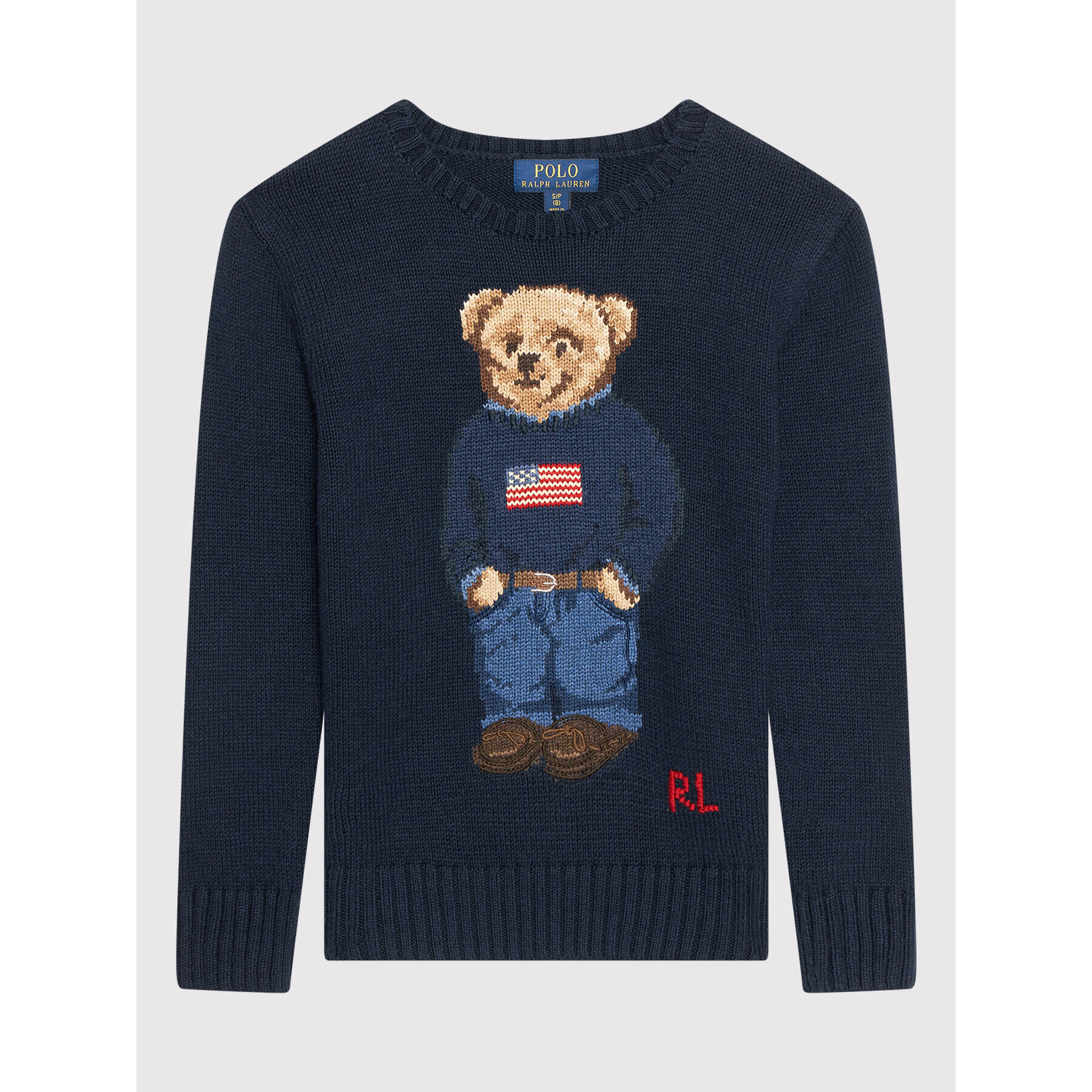 Polo Ralph Lauren Svetr Hunter 321668286001 Tmavomodrá Regular Fit - Pepit.cz