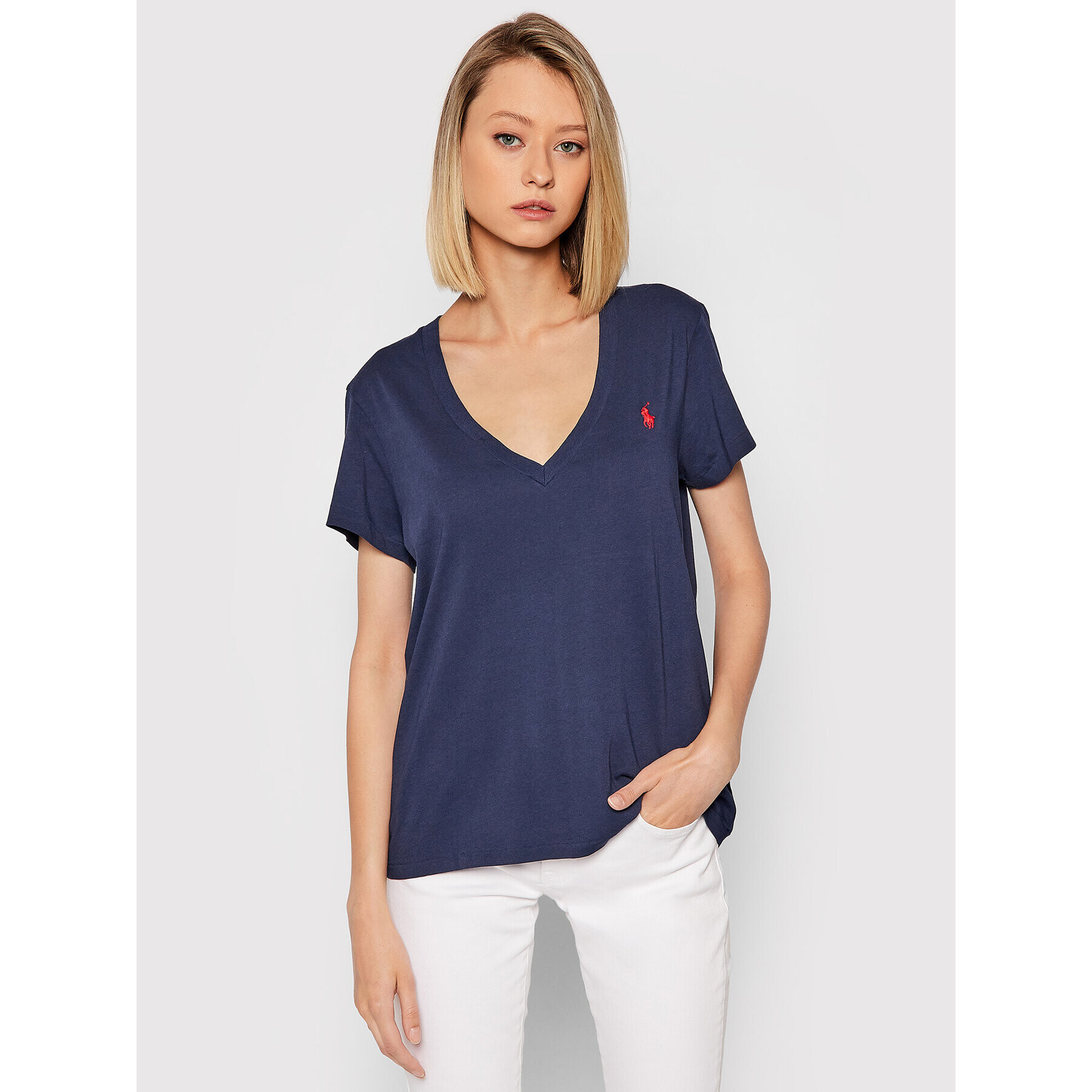 Polo Ralph Lauren T-Shirt 211810419 Tmavomodrá Regular Fit - Pepit.cz