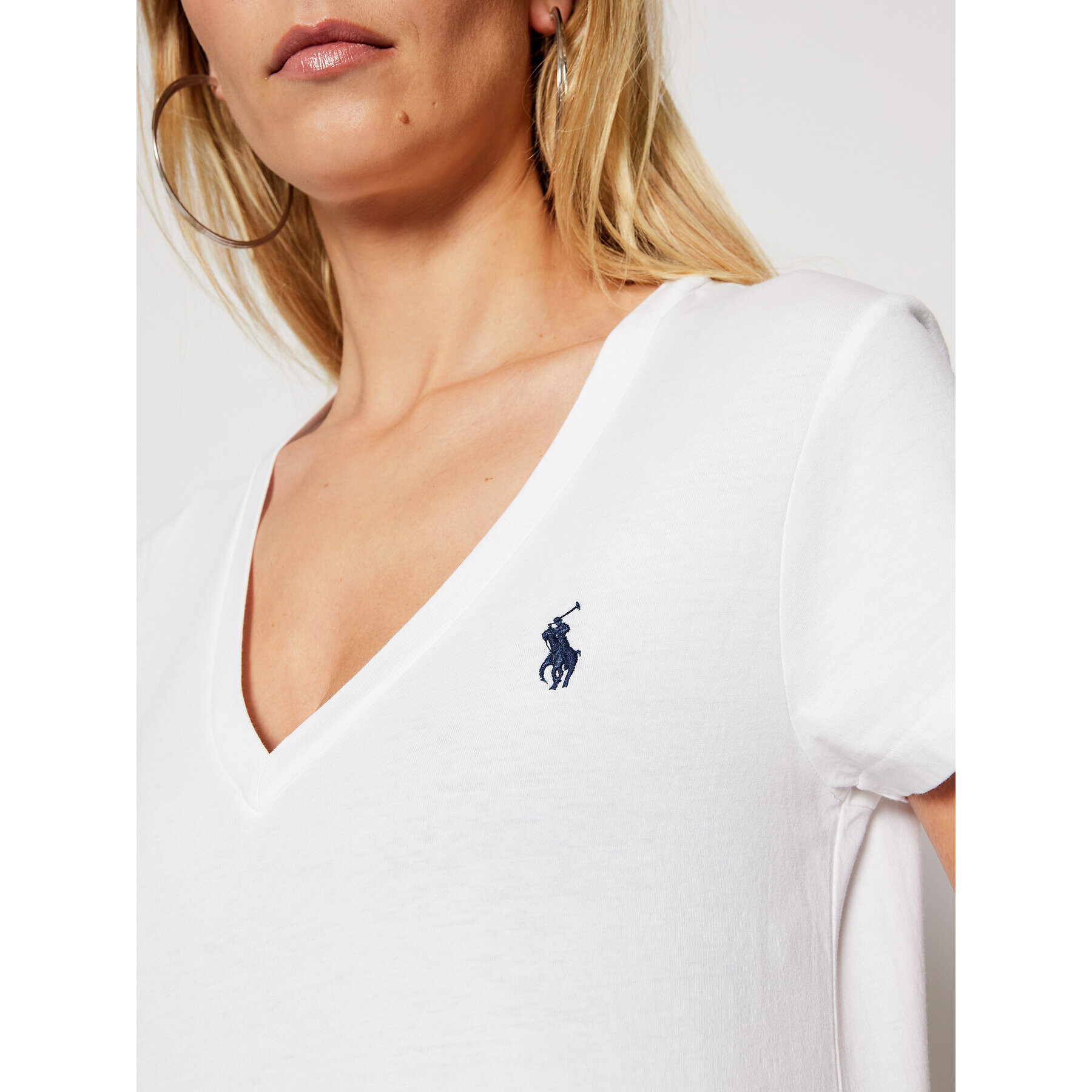 Polo Ralph Lauren T-Shirt 211810419002 Bílá Regular Fit - Pepit.cz