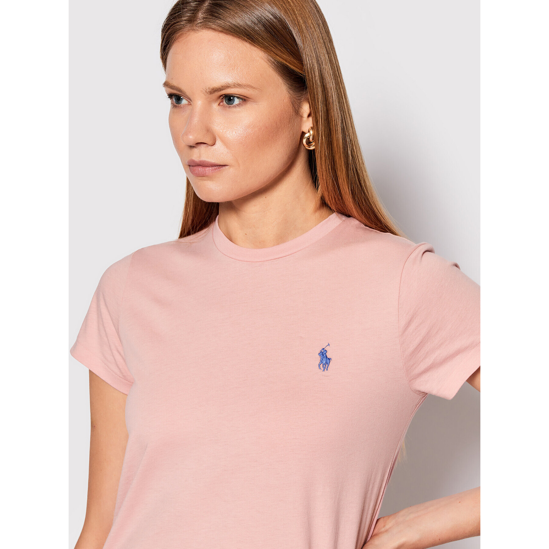 Polo Ralph Lauren T-Shirt 211847073024 Růžová Regular Fit - Pepit.cz