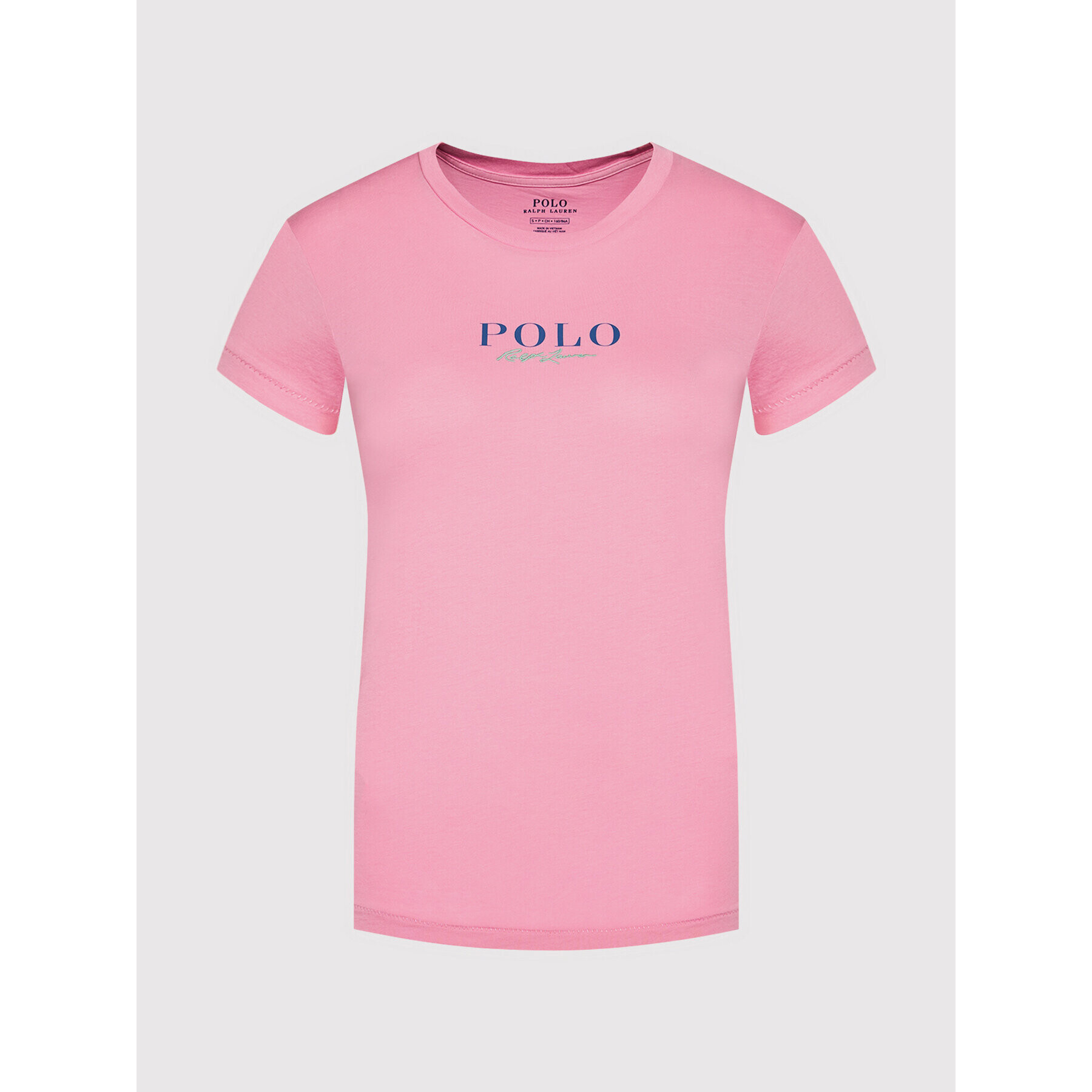 Polo Ralph Lauren T-Shirt 211847078003 Růžová Regular Fit - Pepit.cz