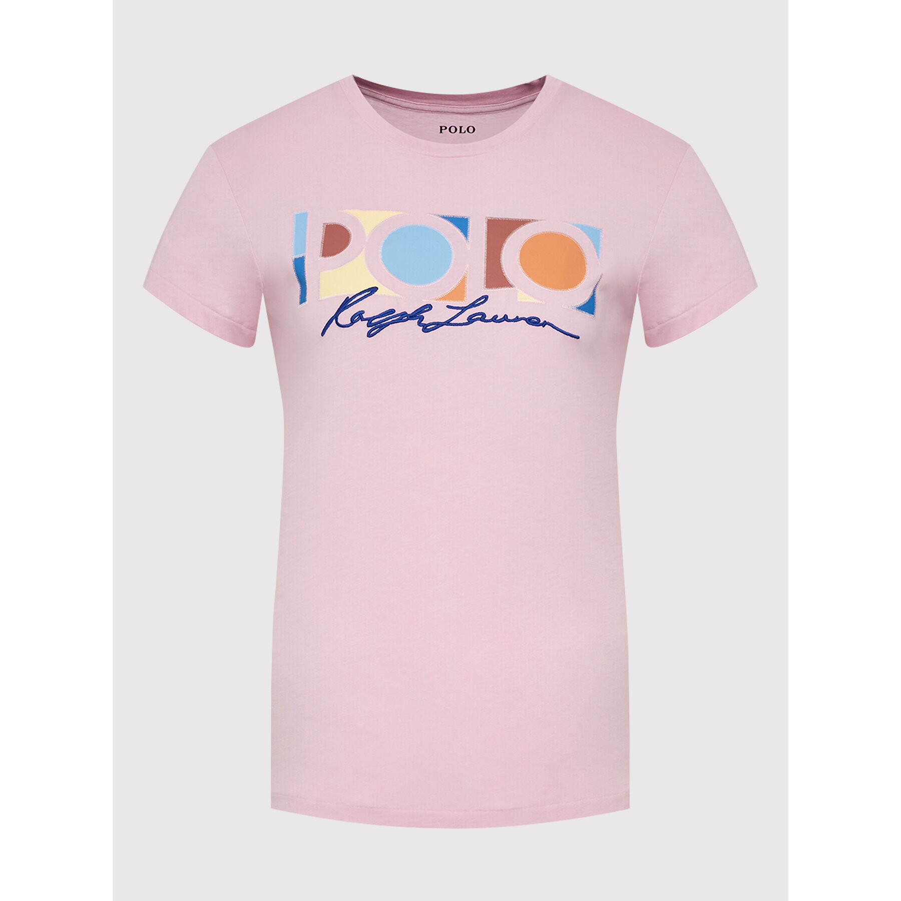 Polo Ralph Lauren T-Shirt 211856637005 Růžová Regular Fit - Pepit.cz