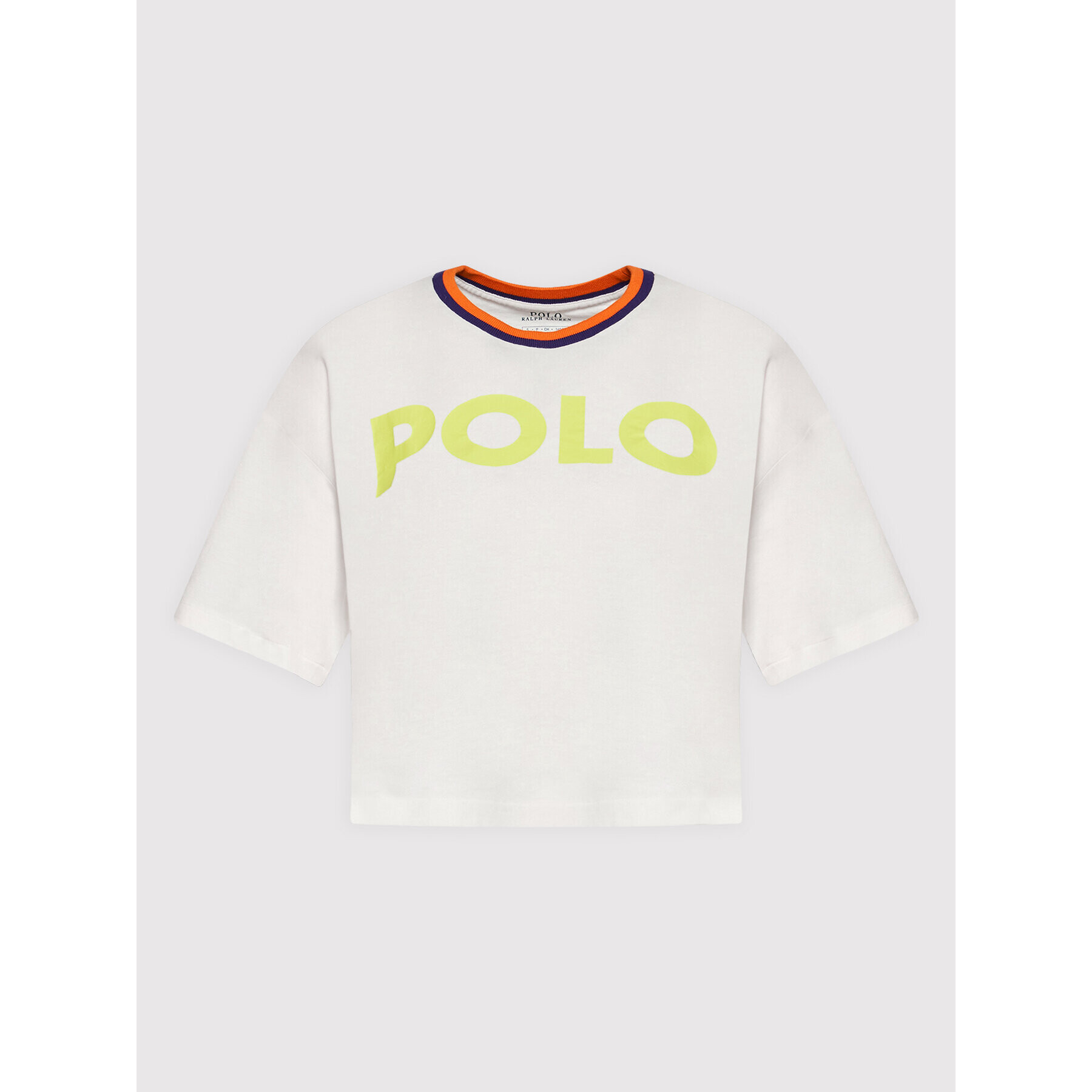 Polo Ralph Lauren T-Shirt 211856674002 Bílá Relaxed Fit - Pepit.cz